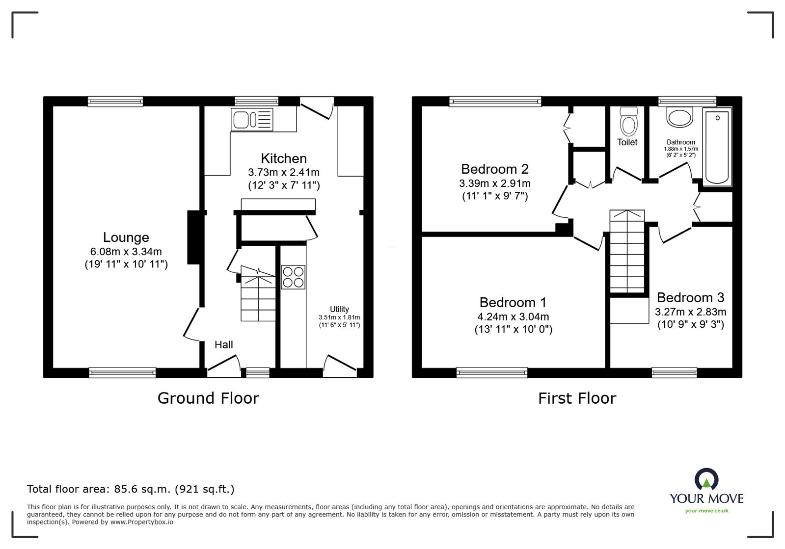 40, Stapleford Avenue, Lincolnshire floorplan