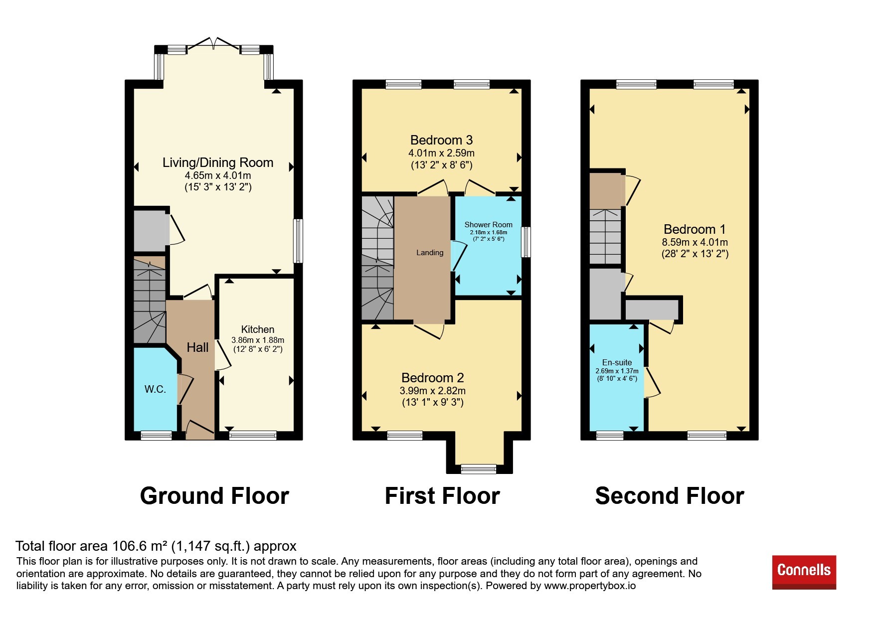 25, Newcourt Way, Exeter floorplan