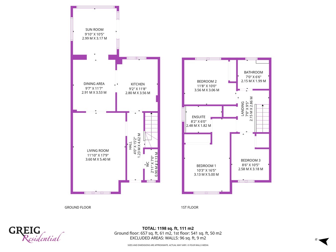 2, Kirkland Close, Darvel floorplan