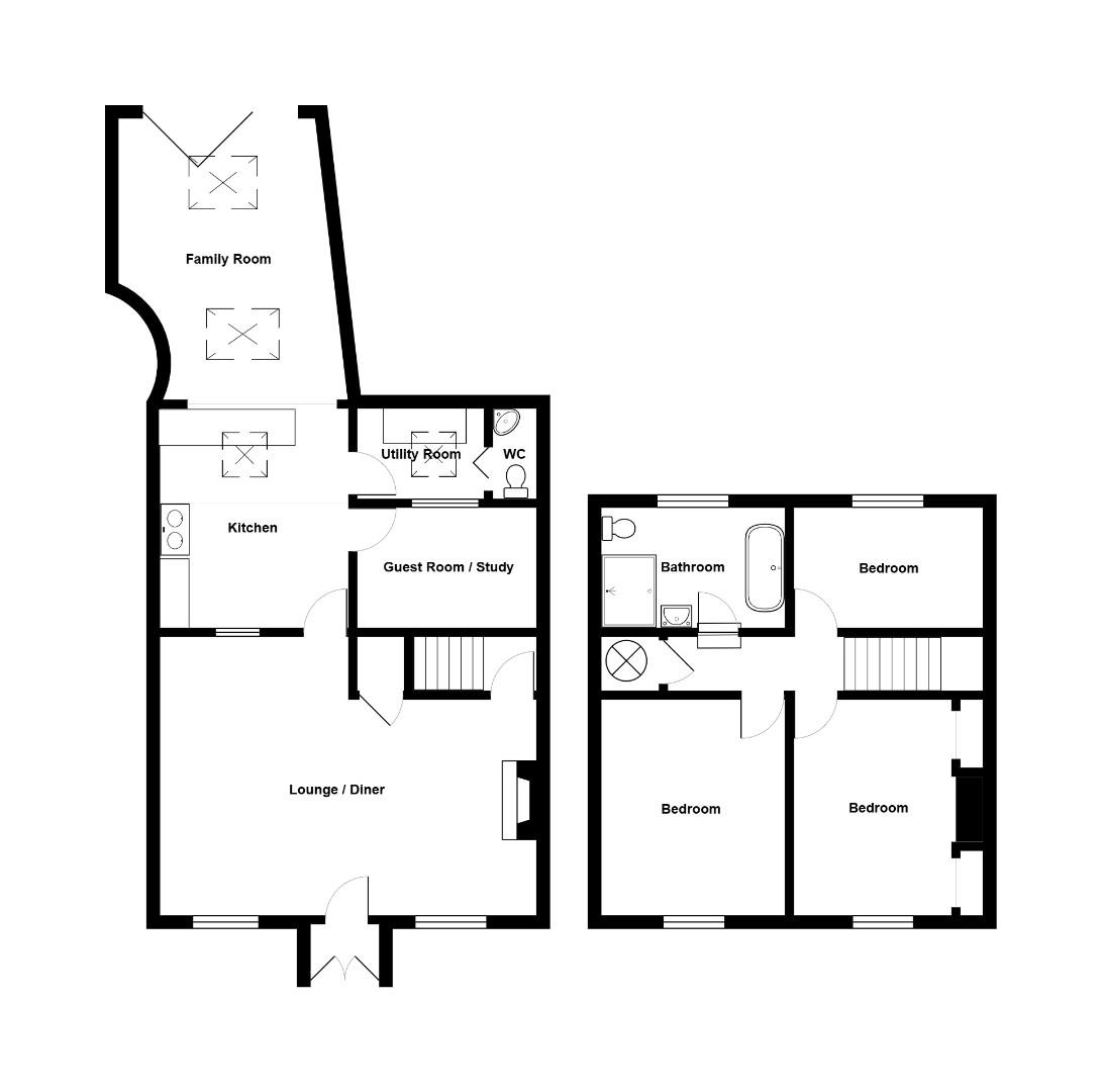 Apple Tree Cottage, Upper Tockington Road, Tockington floorplan