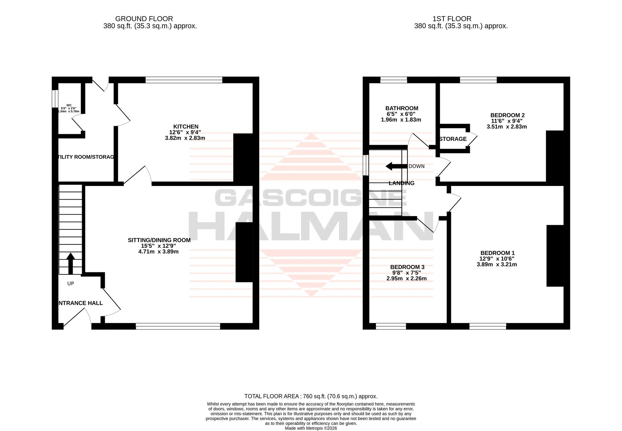 28 Hulme Road, Sale floorplan