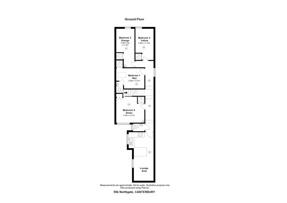 55b, Northgate (Flat), Canterbury floorplan