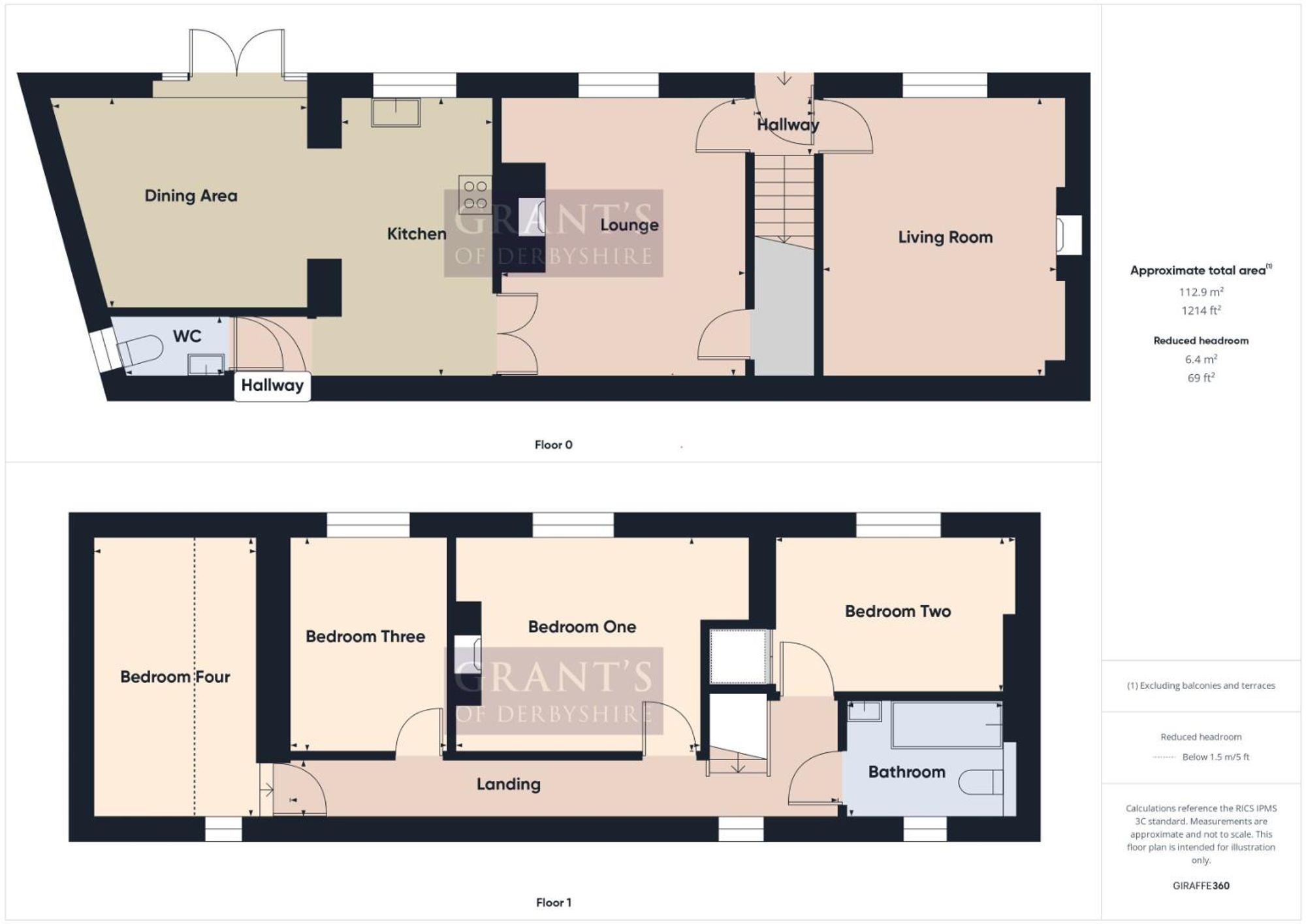 82 Greenhill, Matlock floorplan