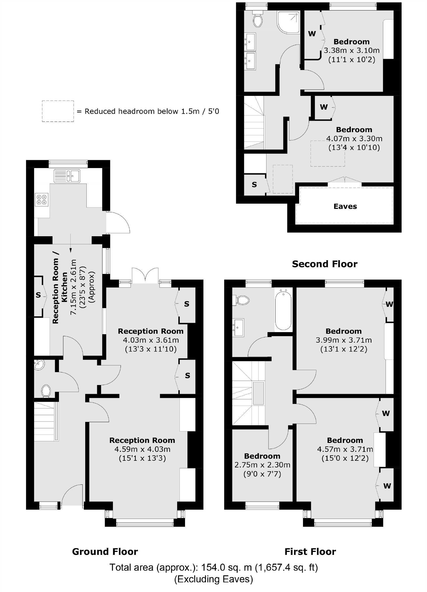 37, Glencairn Road, London floorplan