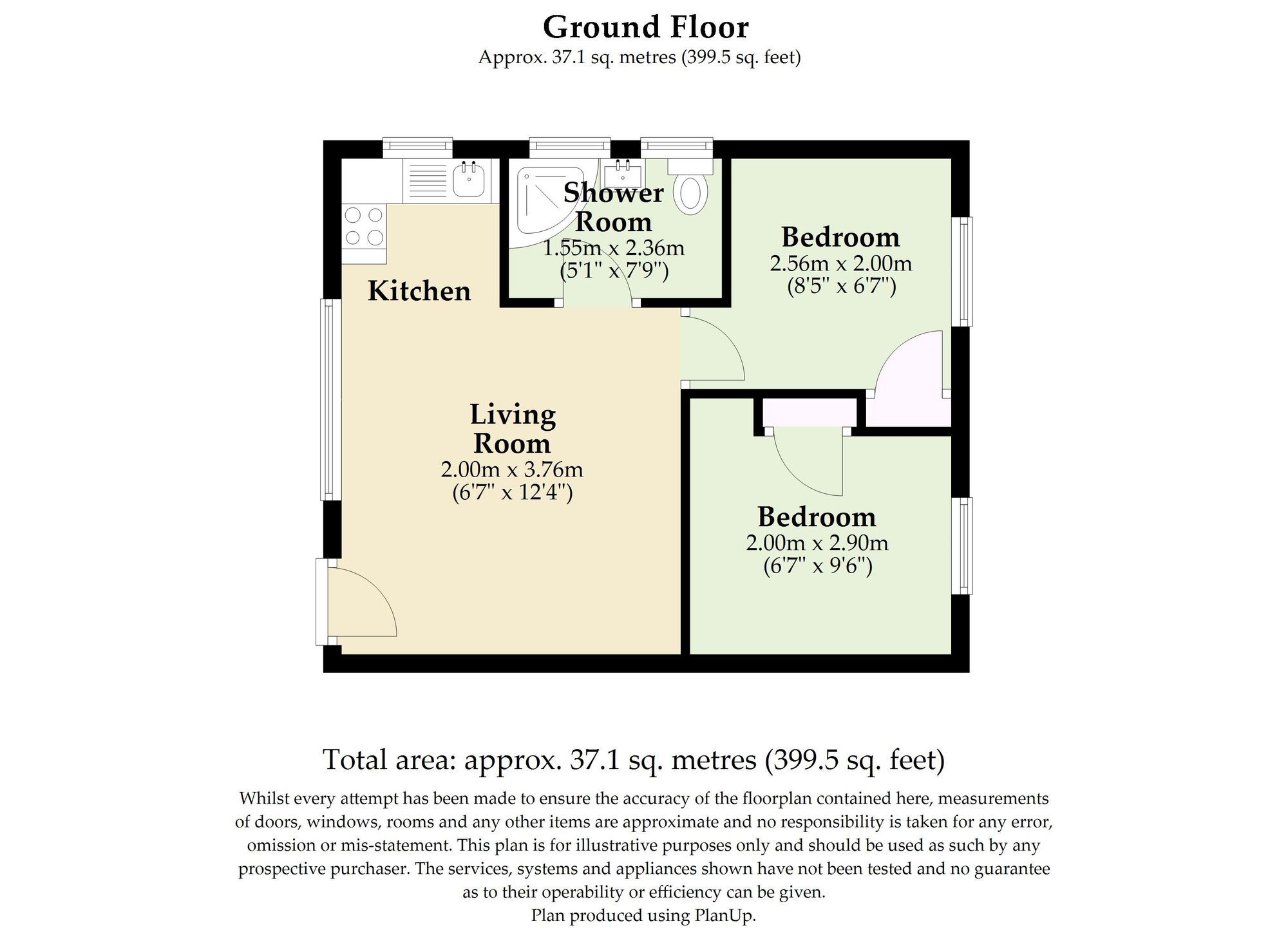 54 Florida holiday park, Hemsby floorplan