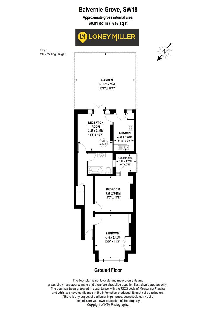75, Balvernie Grove, London floorplan