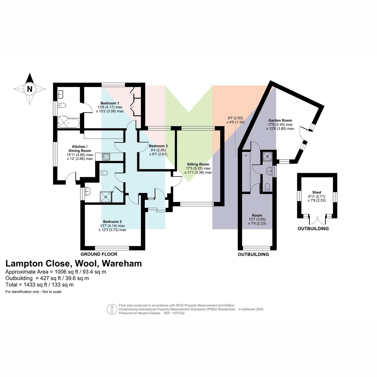 21, Lampton Close, Wareham floorplan
