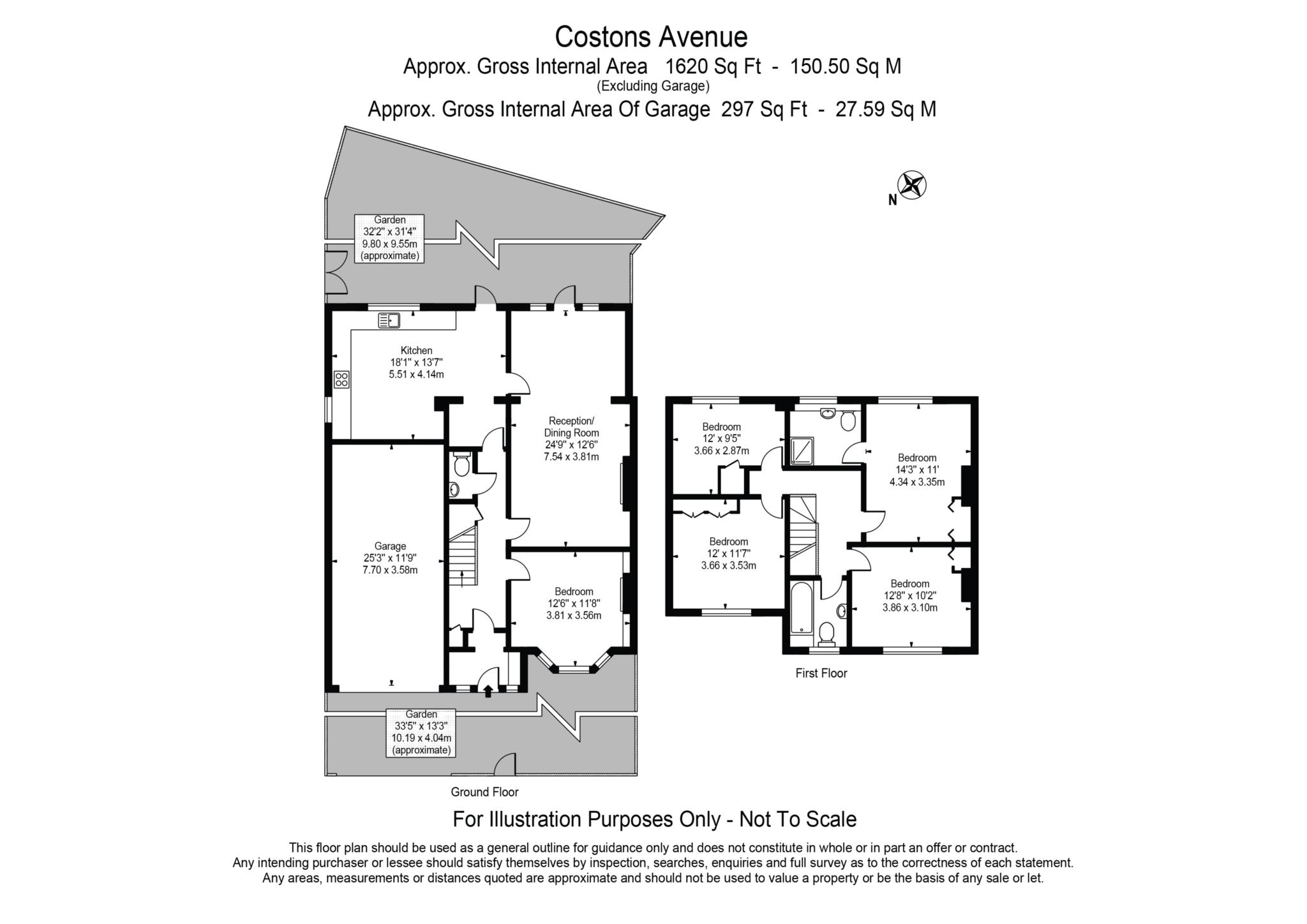 89, Costons Avenue, Greenford floorplan