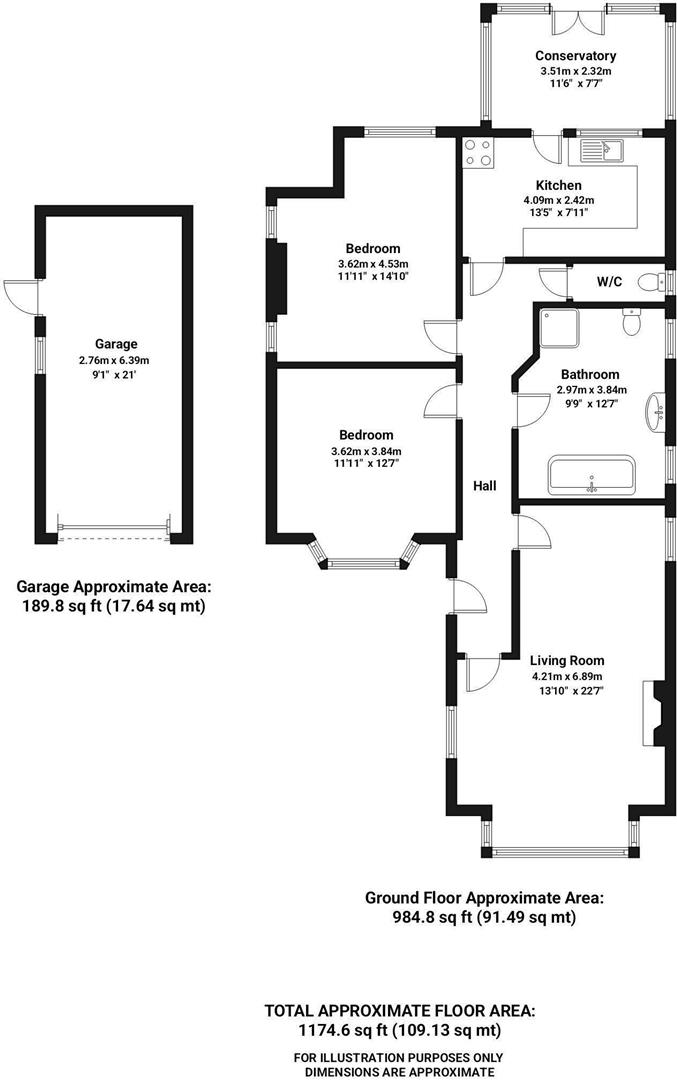 23, Branscombe Square, Thorpe Bay floorplan