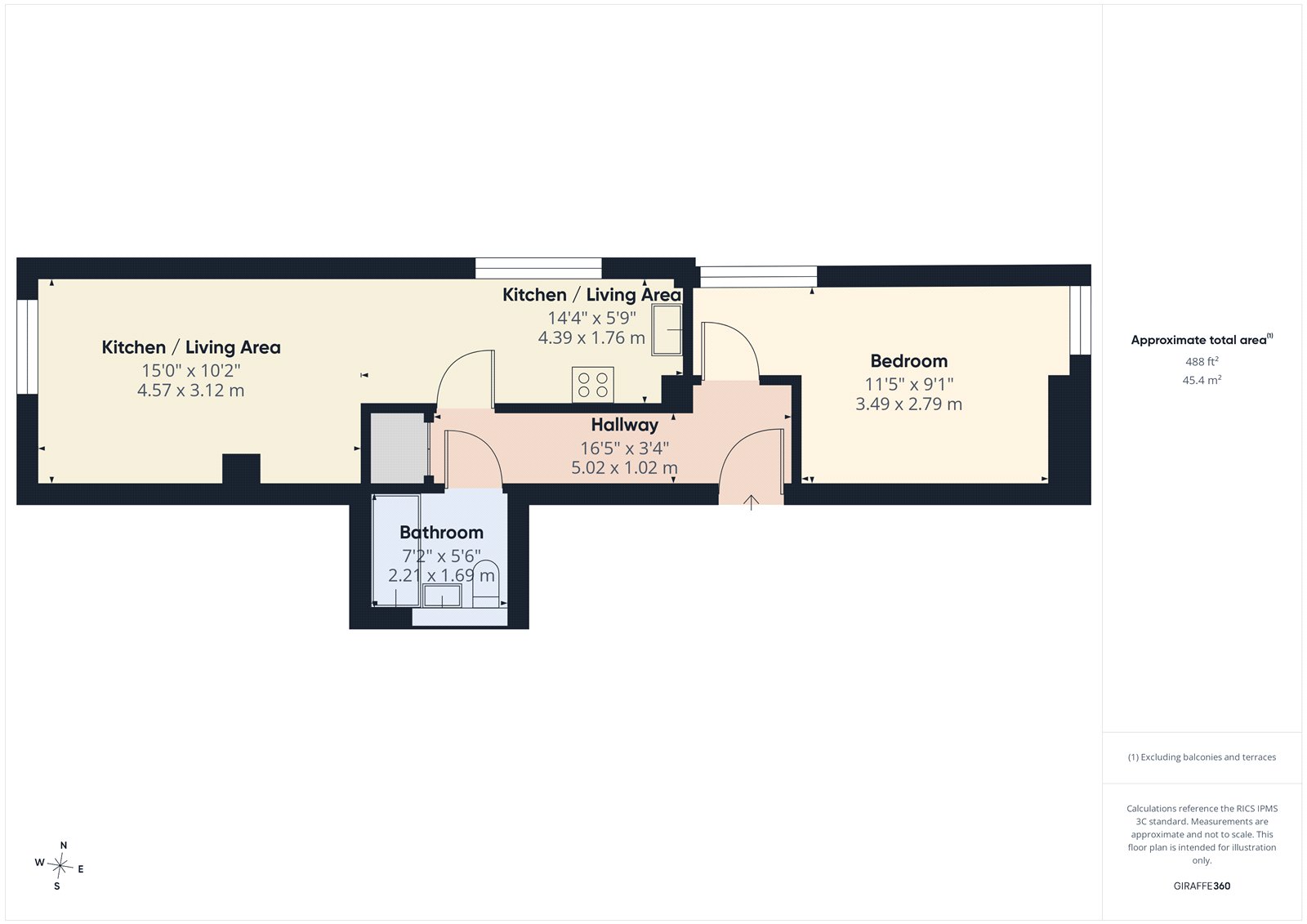 4 Warple Way, Acton floorplan