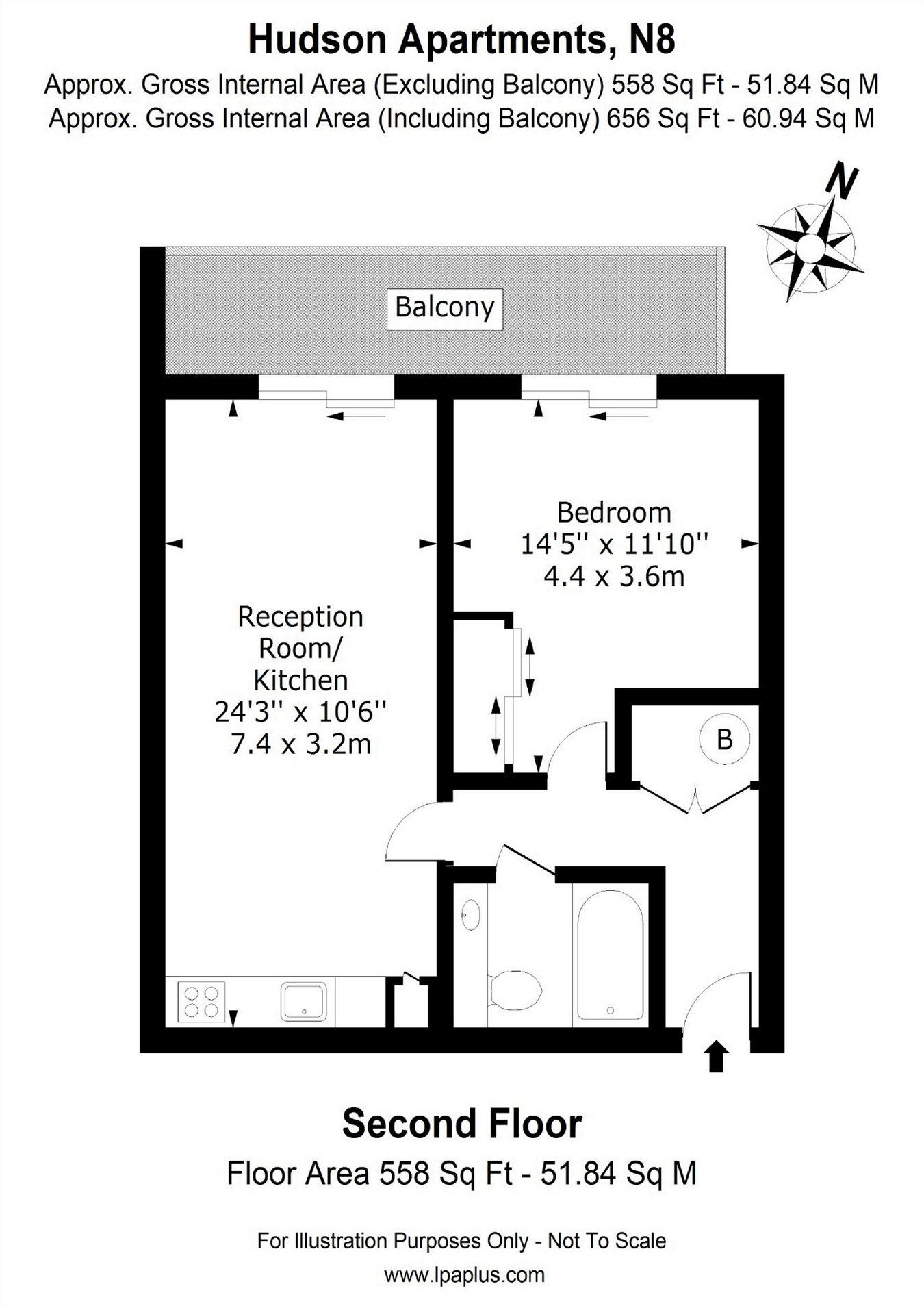 1 Bedrooms Flat for sale in Hudson Apartments, New River Village, Hornsey N8