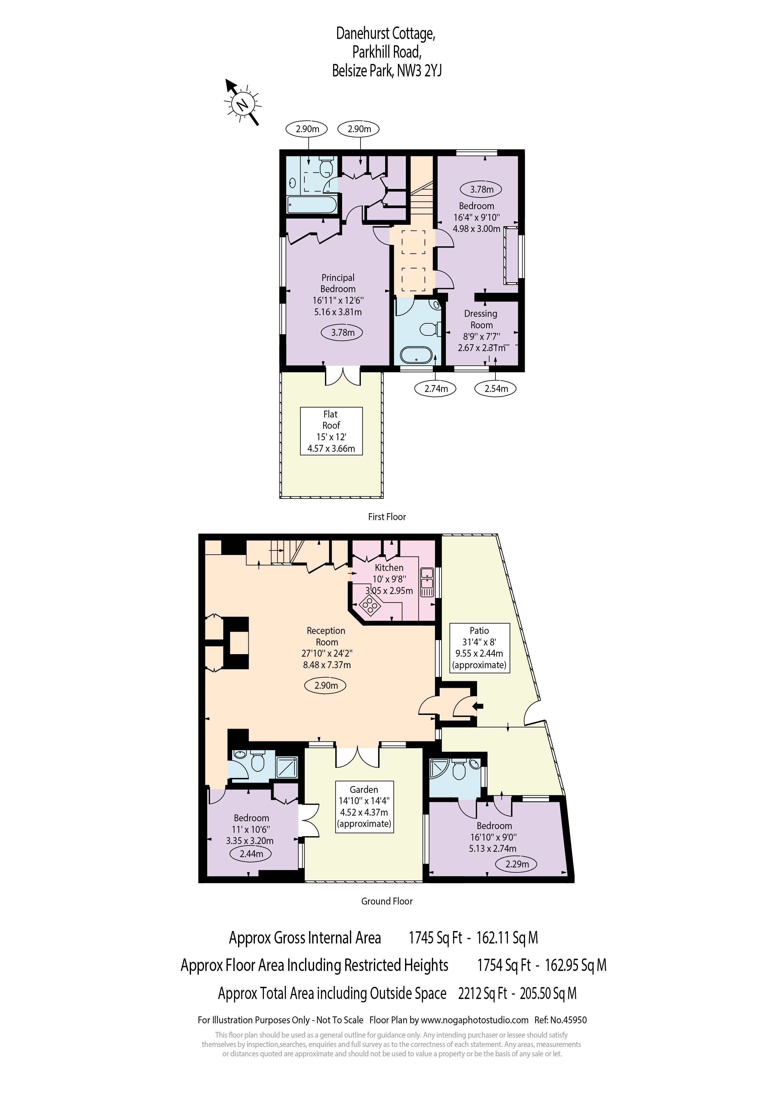 Parkhill Road, London floorplan
