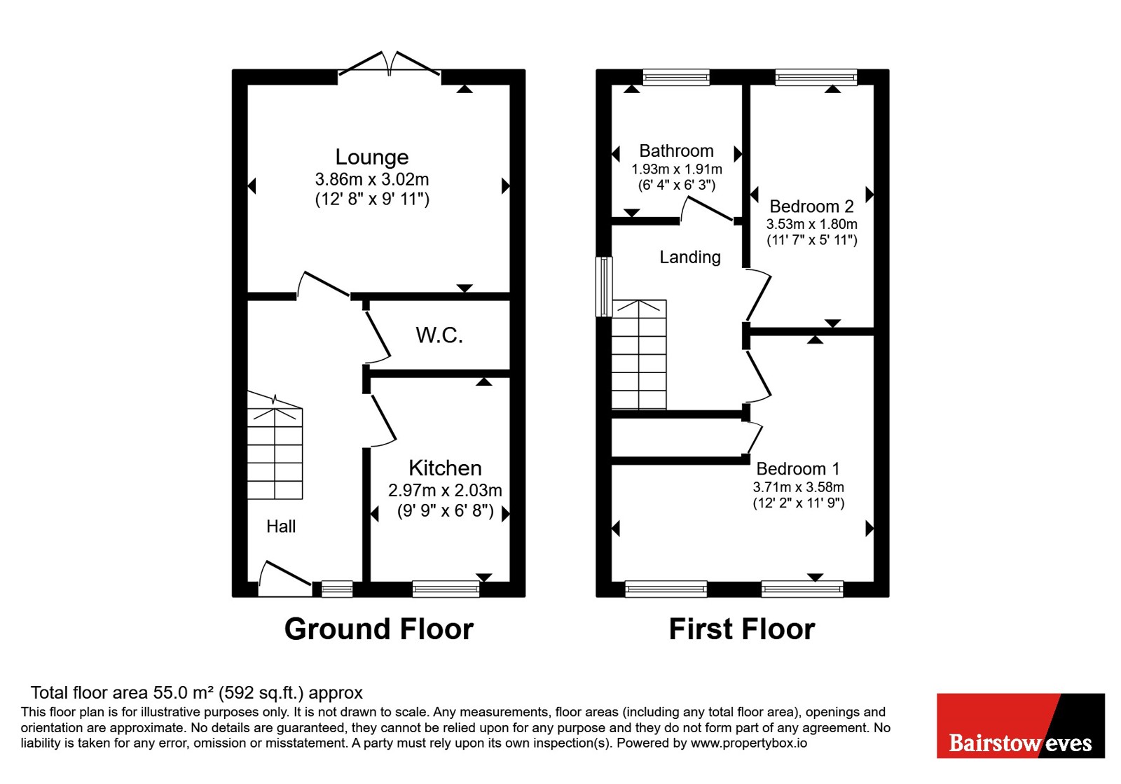 27, Lawnsdale Close, West Midlands floorplan