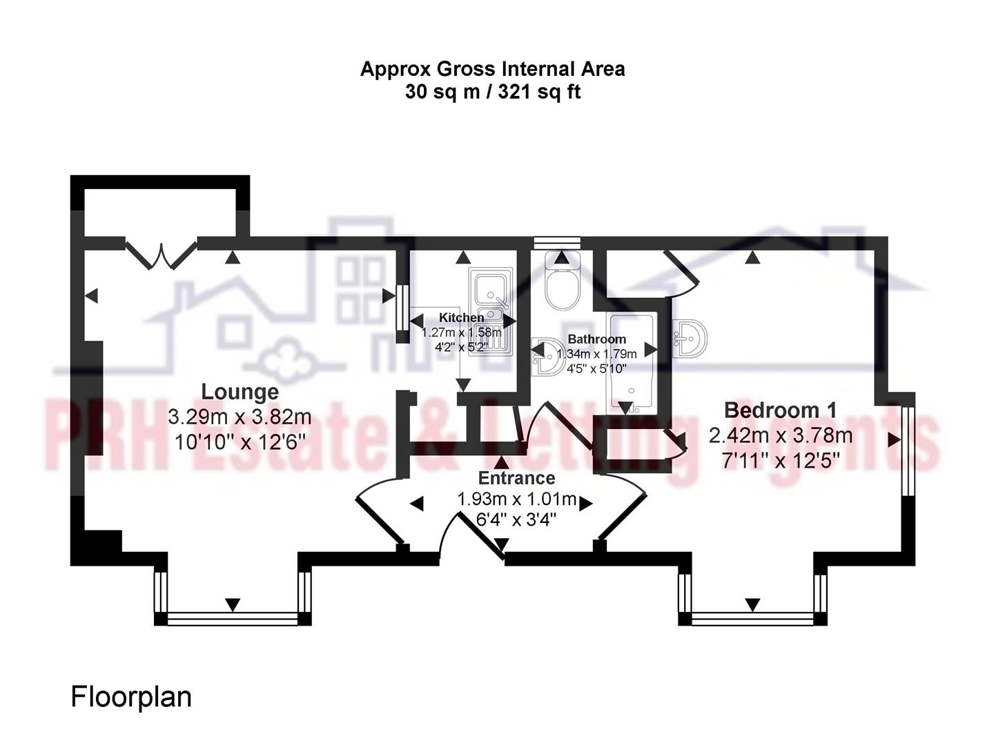 Anchor Cottage, 10 Regent Terrace, Mousehole Penzance floorplan