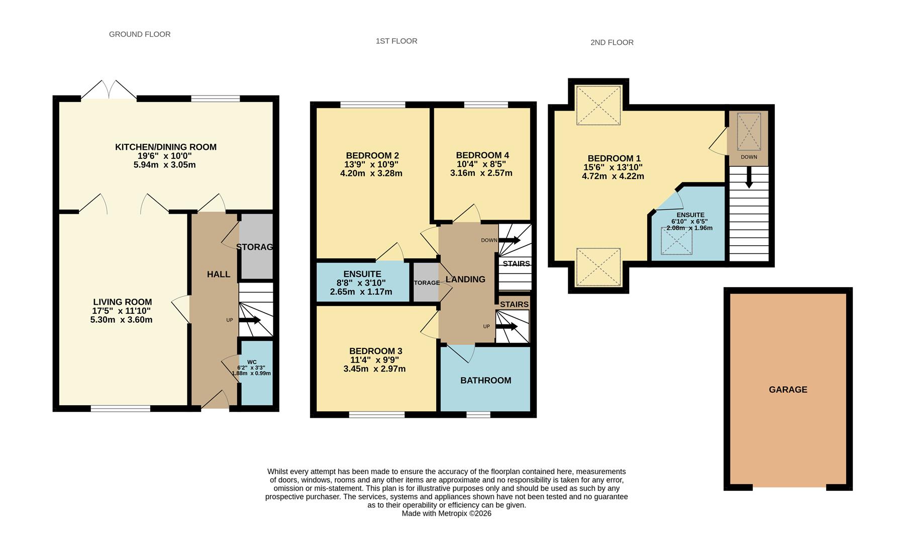 22, Mead Lane, Uckfield floorplan