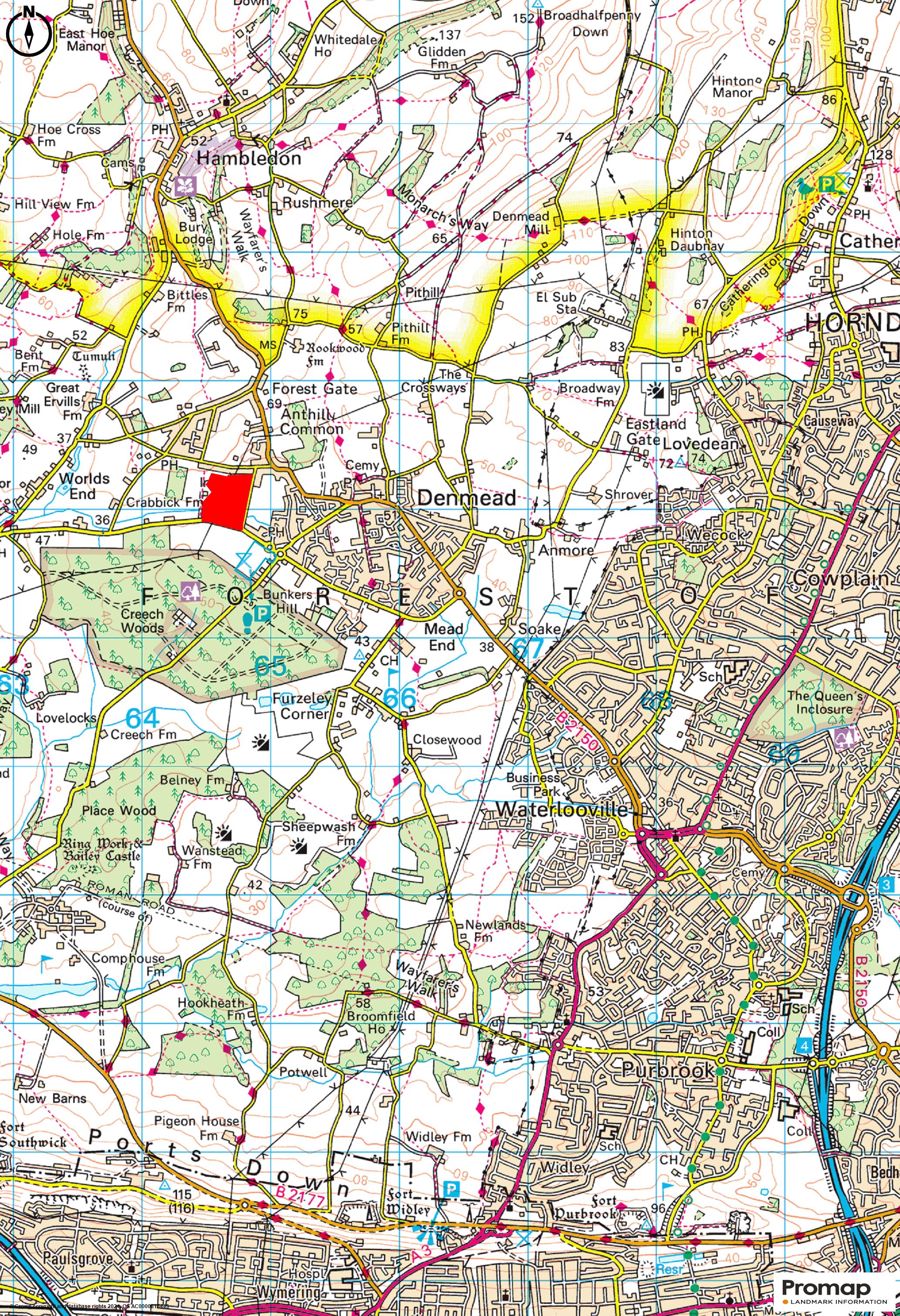 Land for sale in Inhams Lane, Waterlooville PO7 67920780 Zoopla