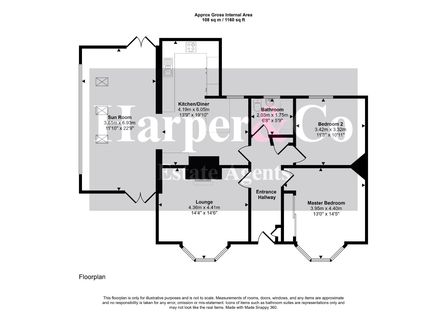 42, Linden Avenue, Stockton-On-Tees floorplan