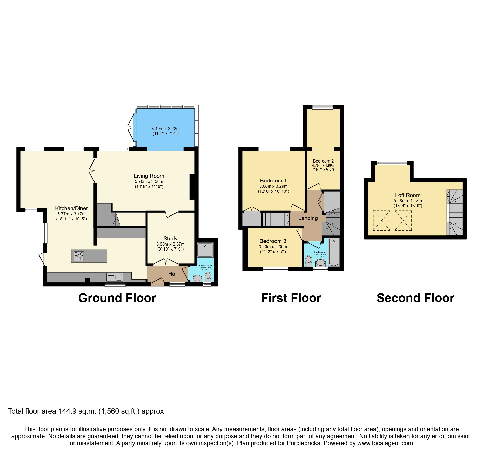 82, Chapel Road, West Bergholt, Nr. Colchester floorplan