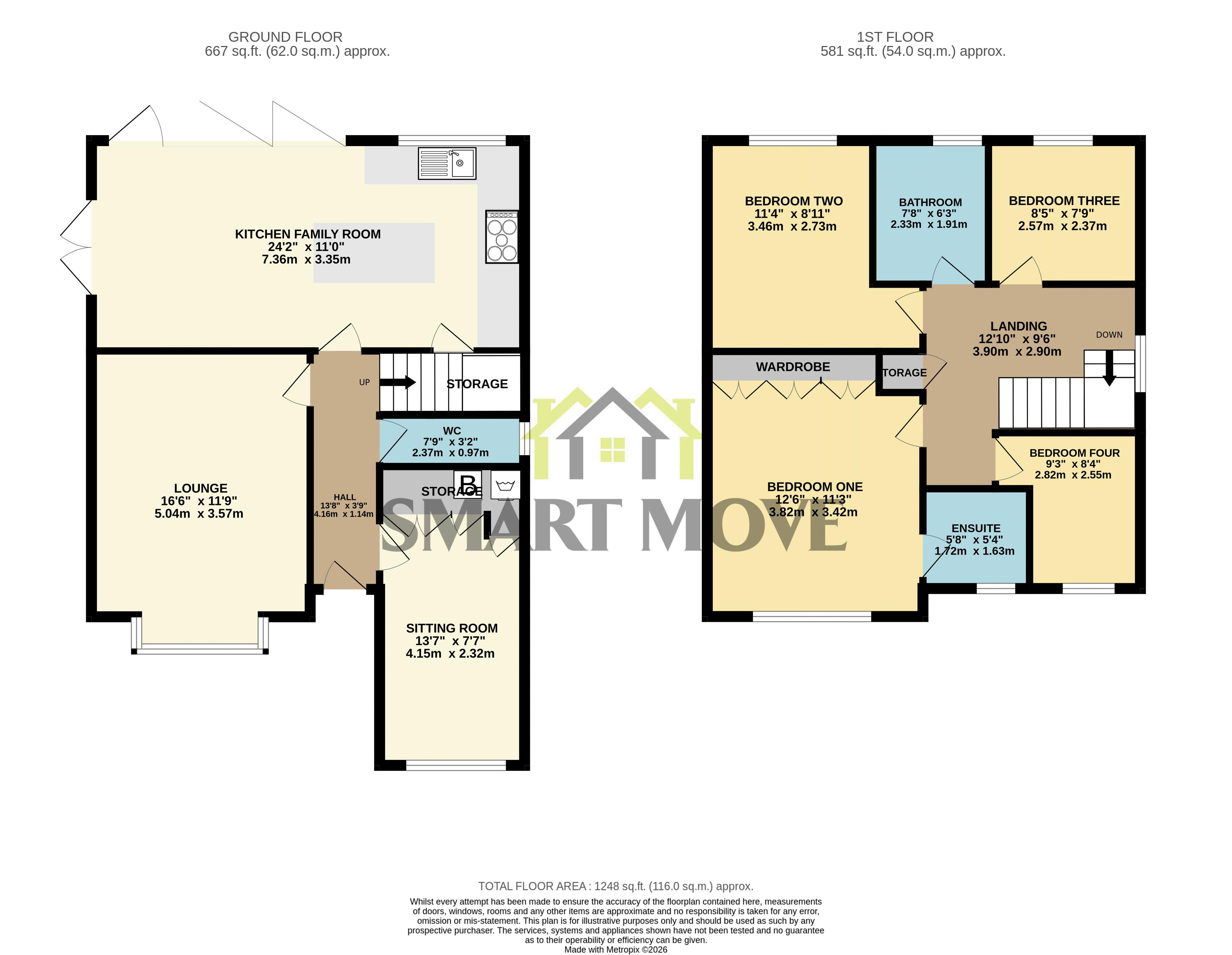 4, Maesbrook Close, Southport floorplan