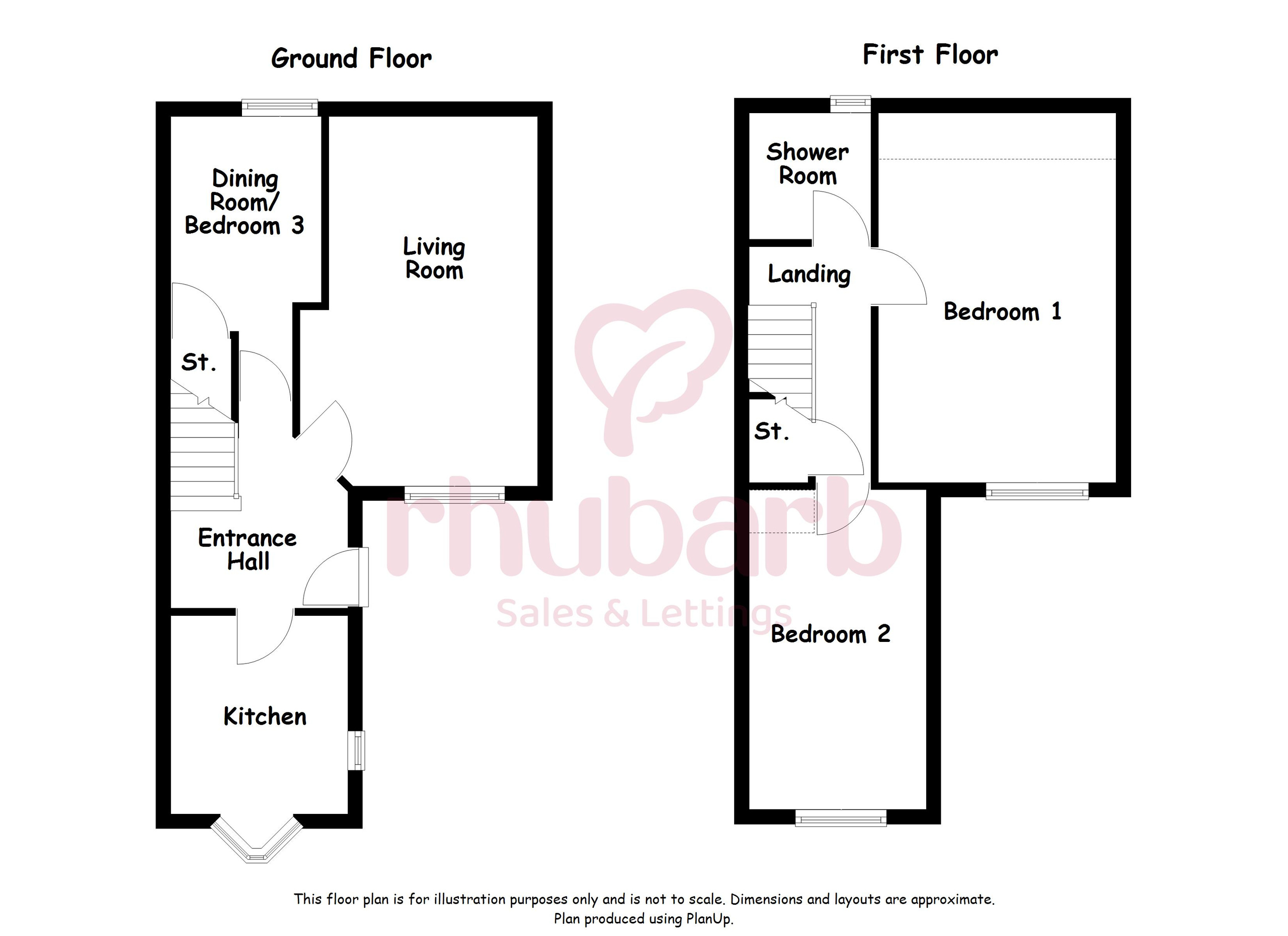 24 Vicar Lane, Ossett floorplan