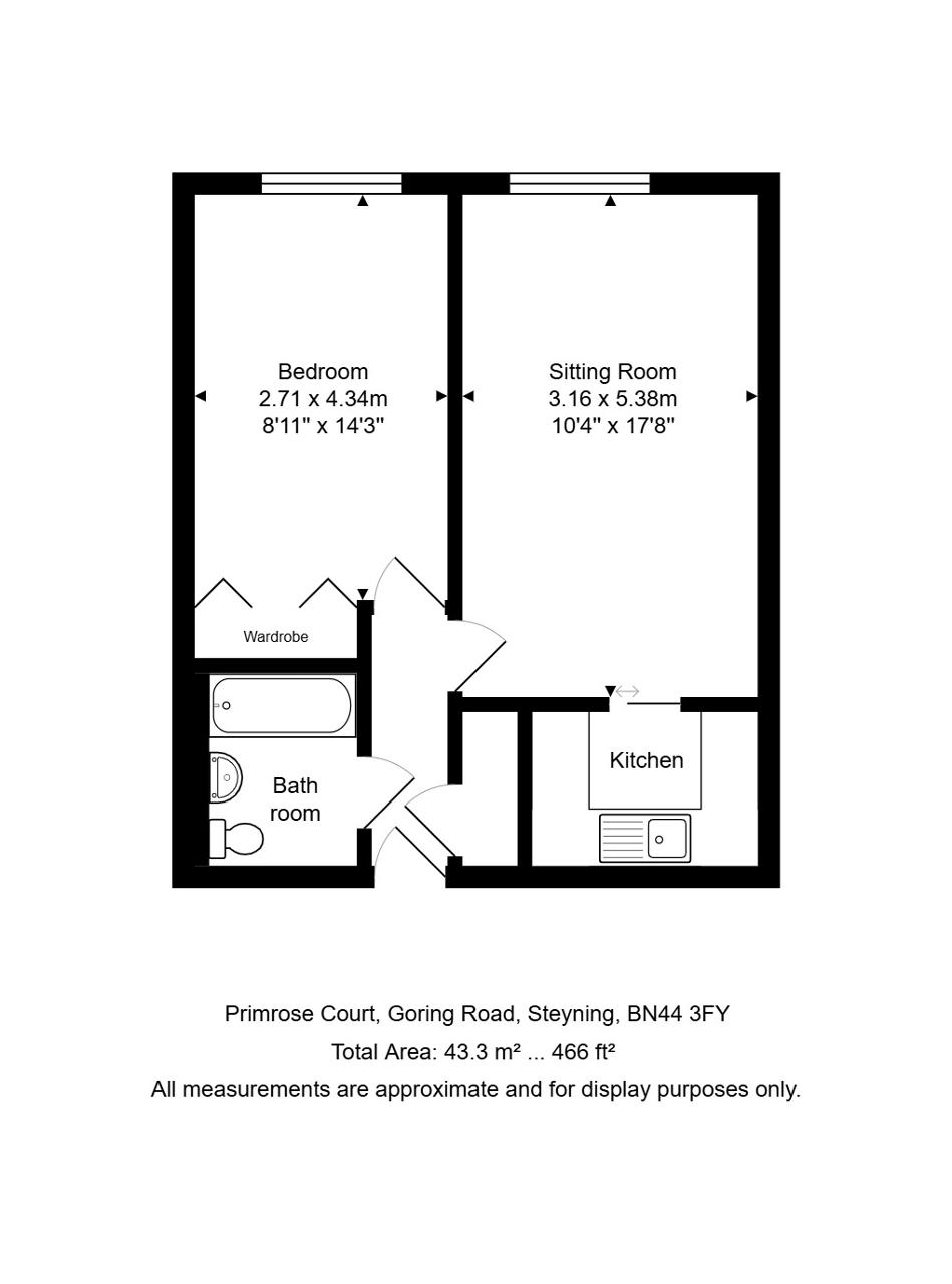 28, Primrose Court, Steyning floorplan