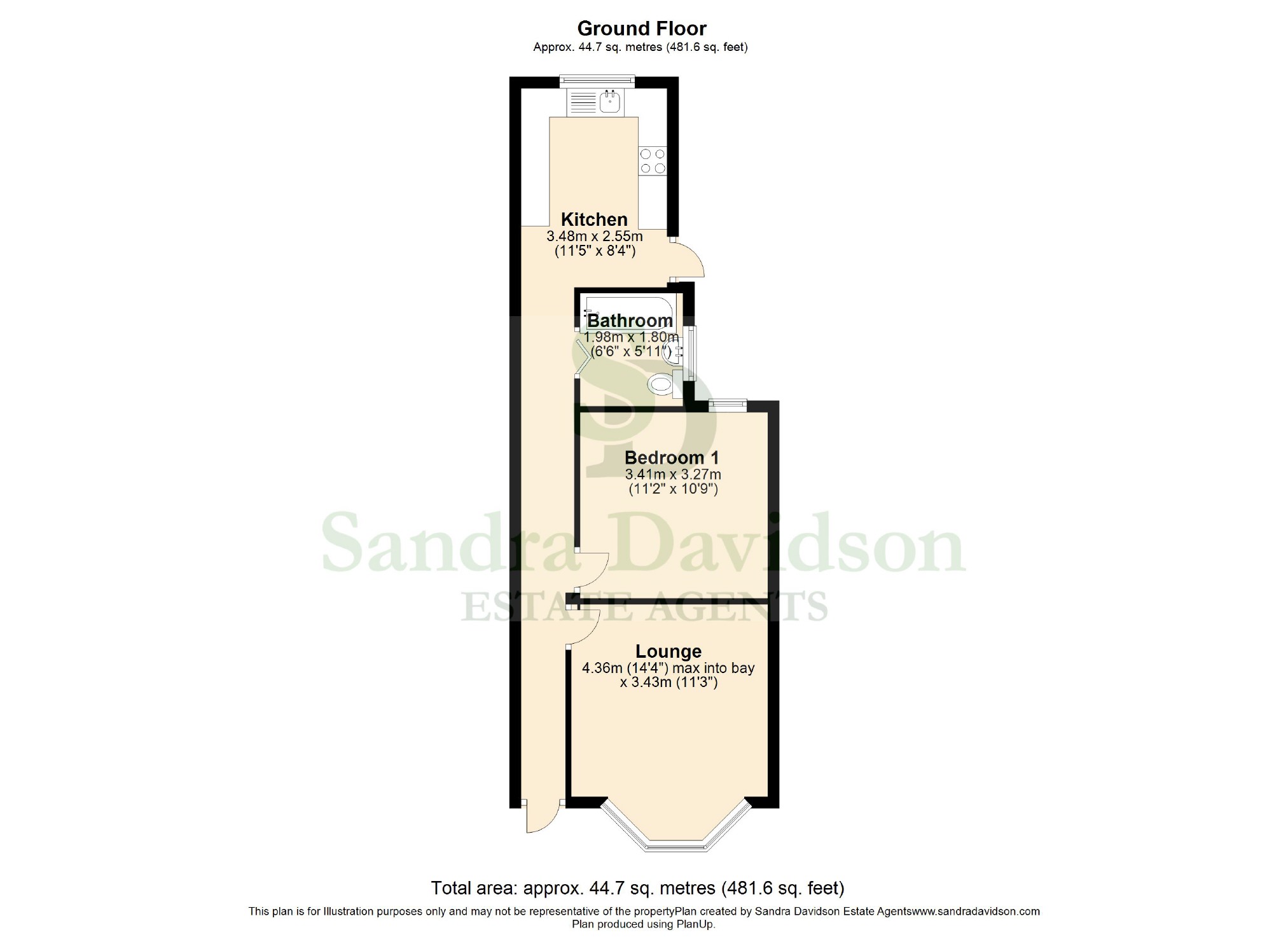 Thorold Road, Ilford IG1, 1 bedroom flat for sale 59929837