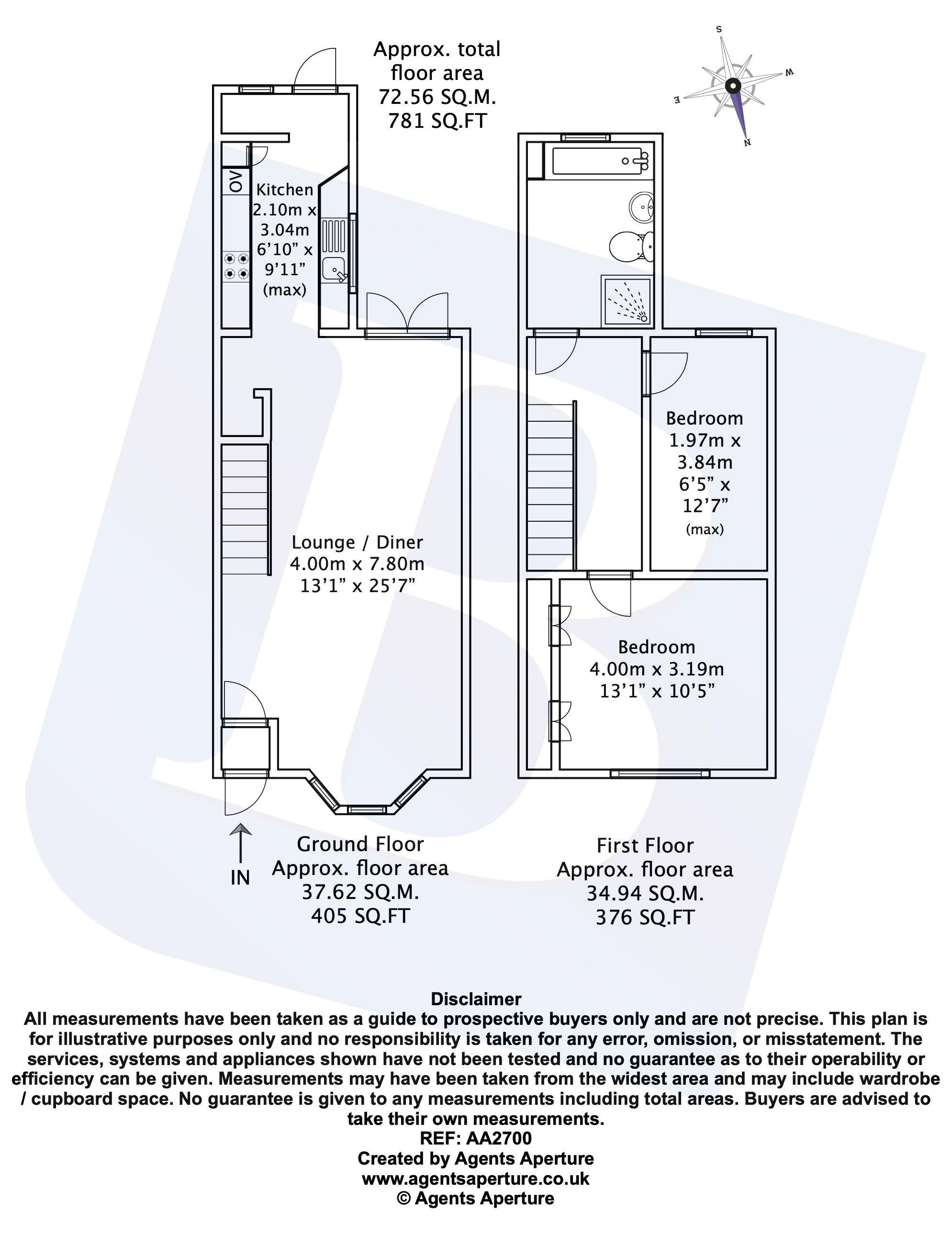 2 Bedrooms Terraced house for sale in Park Avenue, Northfleet, Gravesend, Kent DA11