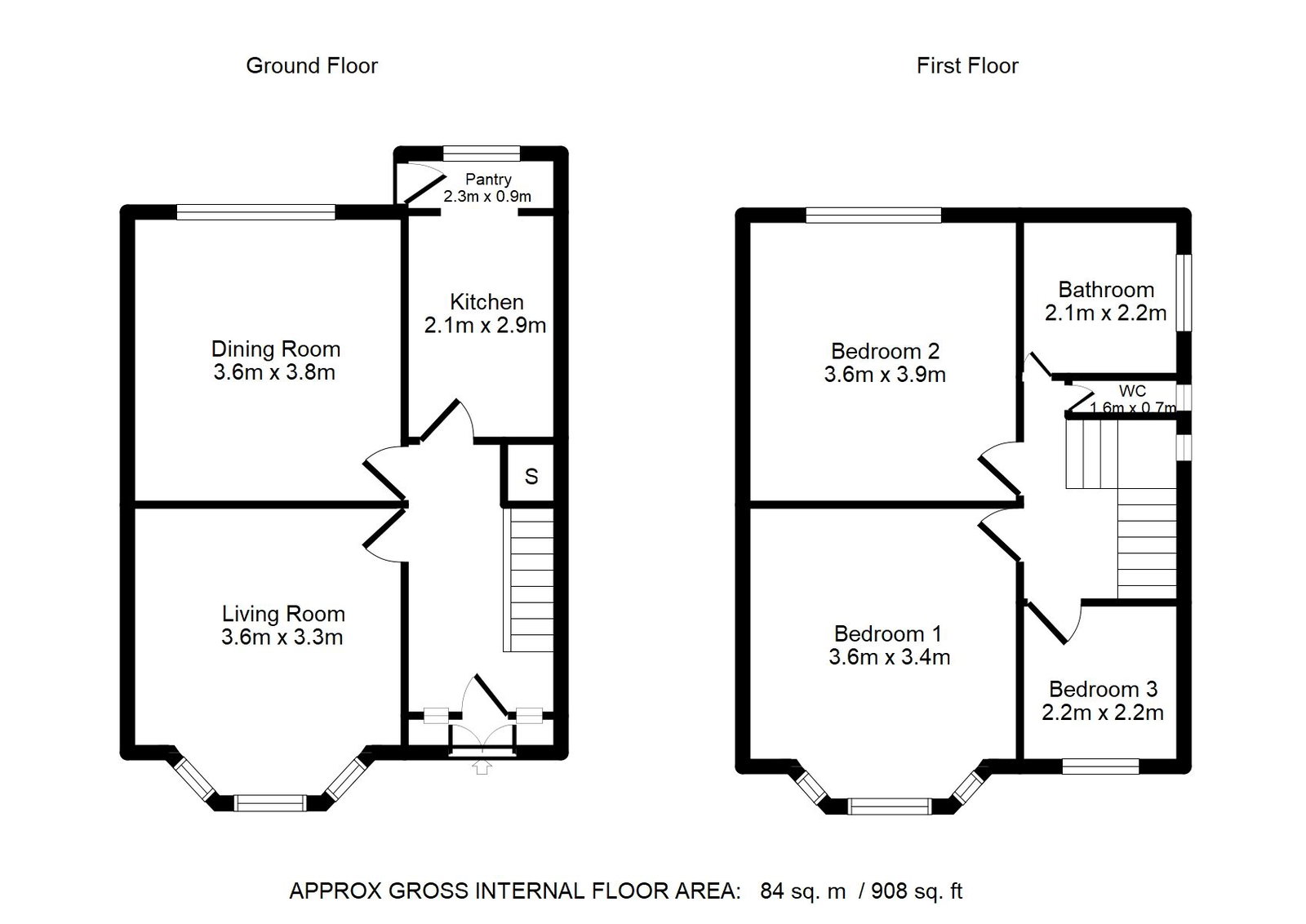 Ainsworth Road, Bury floorplan