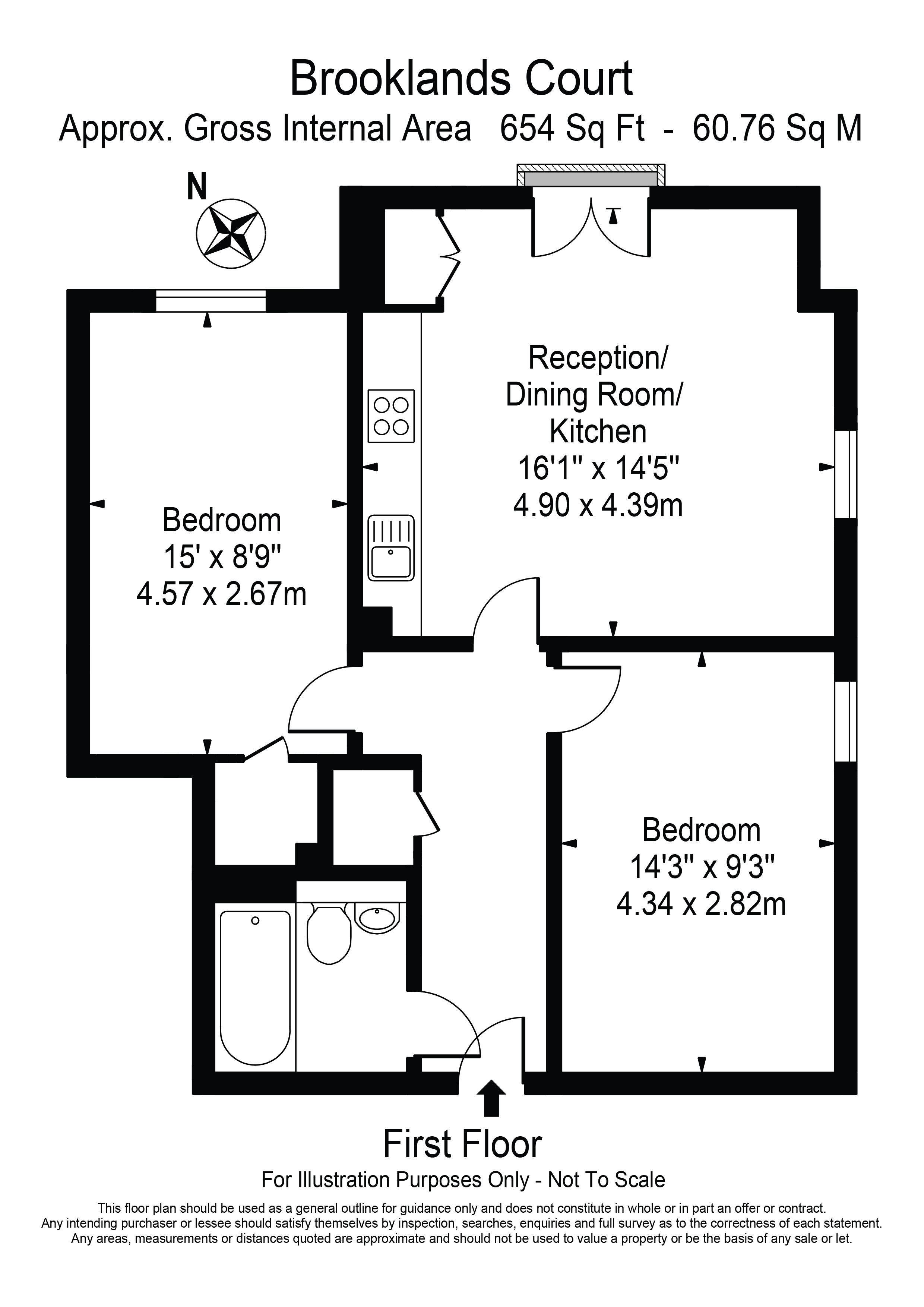 Brooklands Court, Burnt Oak Broadway, Edgware floorplan