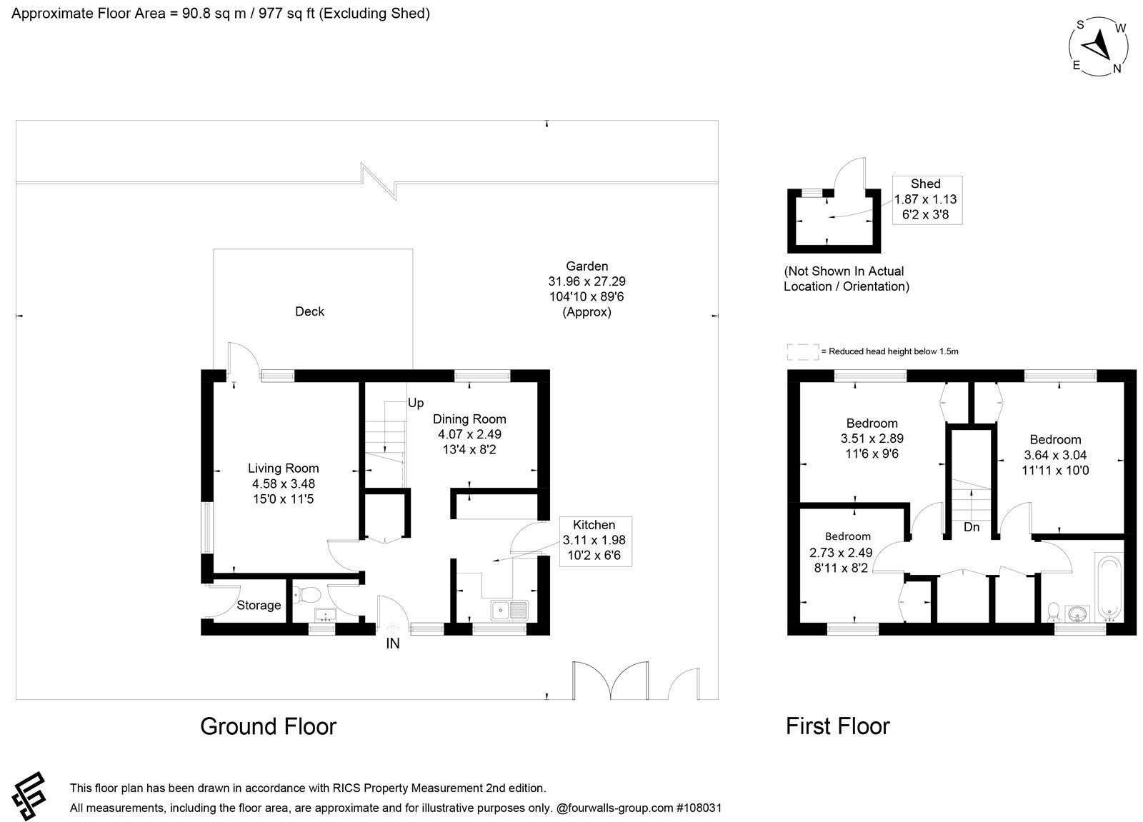 38, Markfield Road, Caterham floorplan