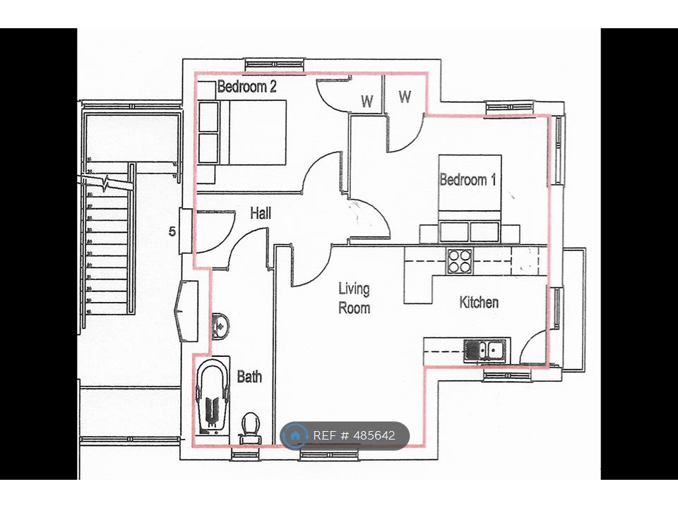 2 Bedrooms Flat to rent in Kingsdown Point, London SW2