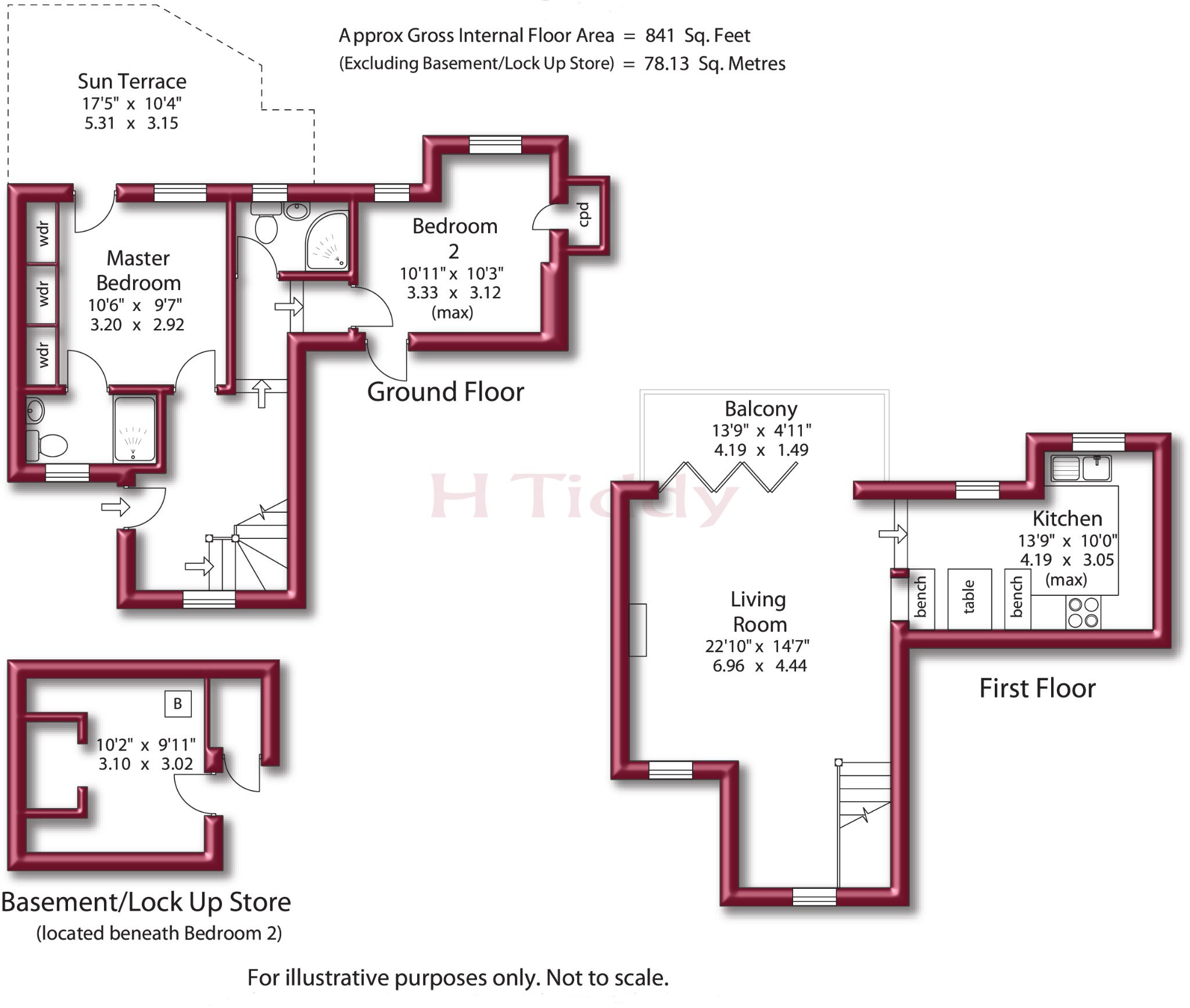 Cove Cottage, The Square, Truro floorplan