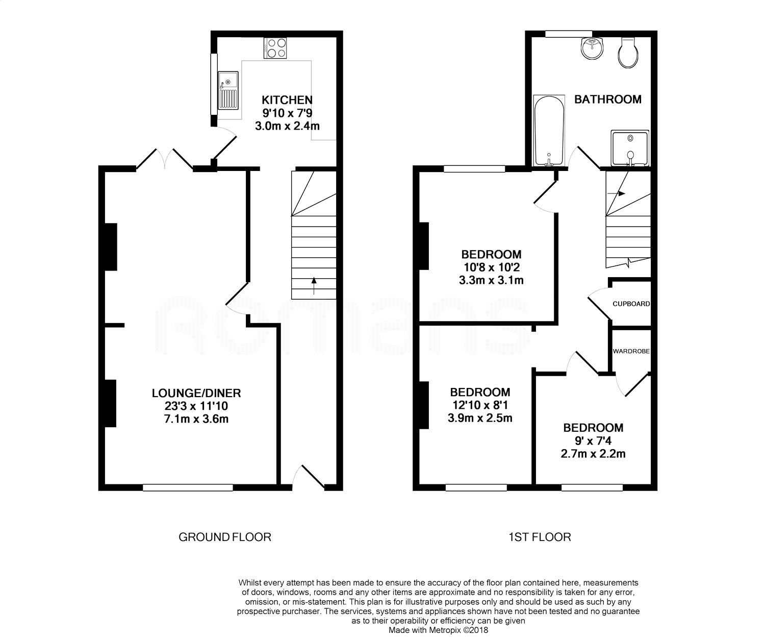 Lower Farnham Road, Aldershot, Hampshire GU12, 3 bedroom terraced house