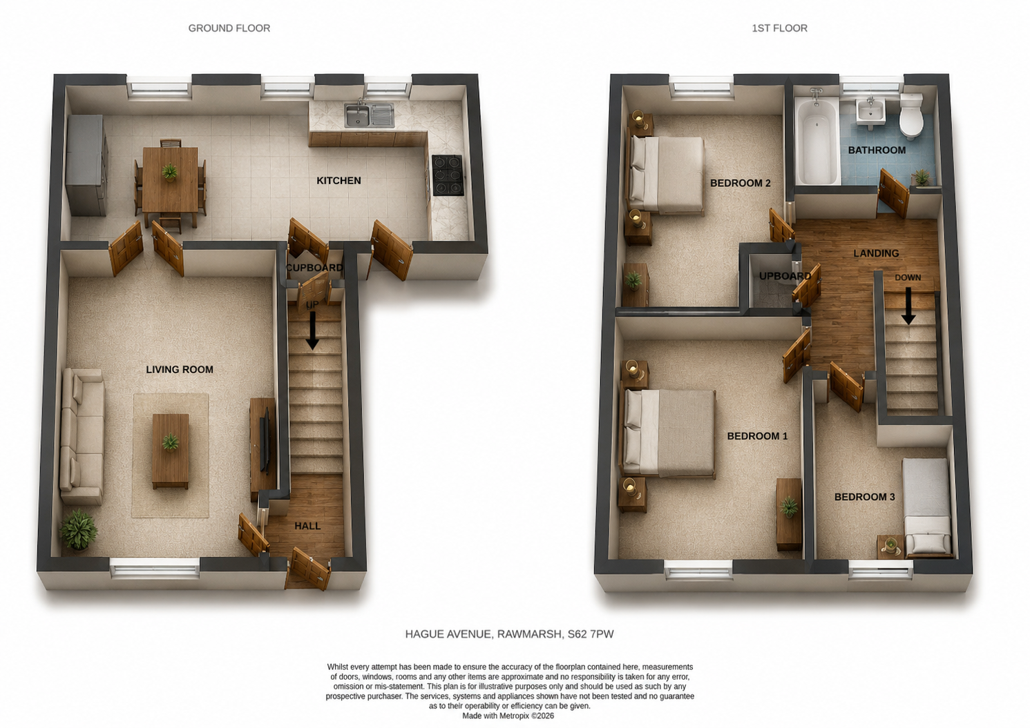39, Campion Drive, Mexborough floorplan