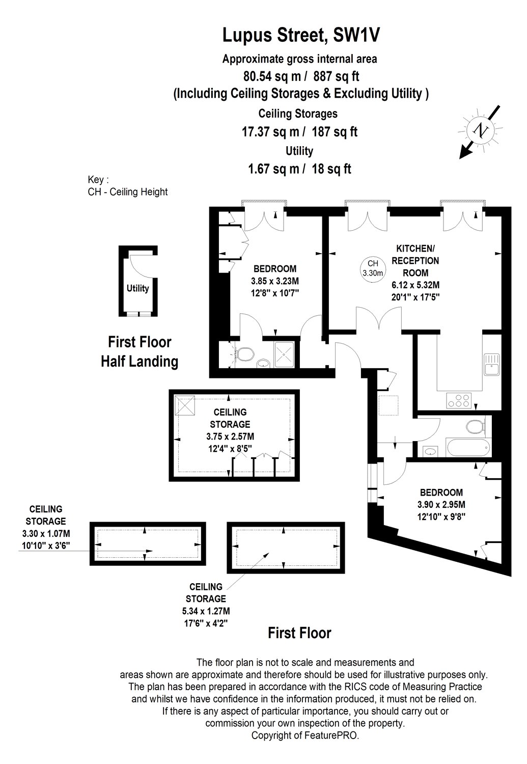 2 Bedrooms Flat for sale in Lupus Street, Pimlico, London SW1V