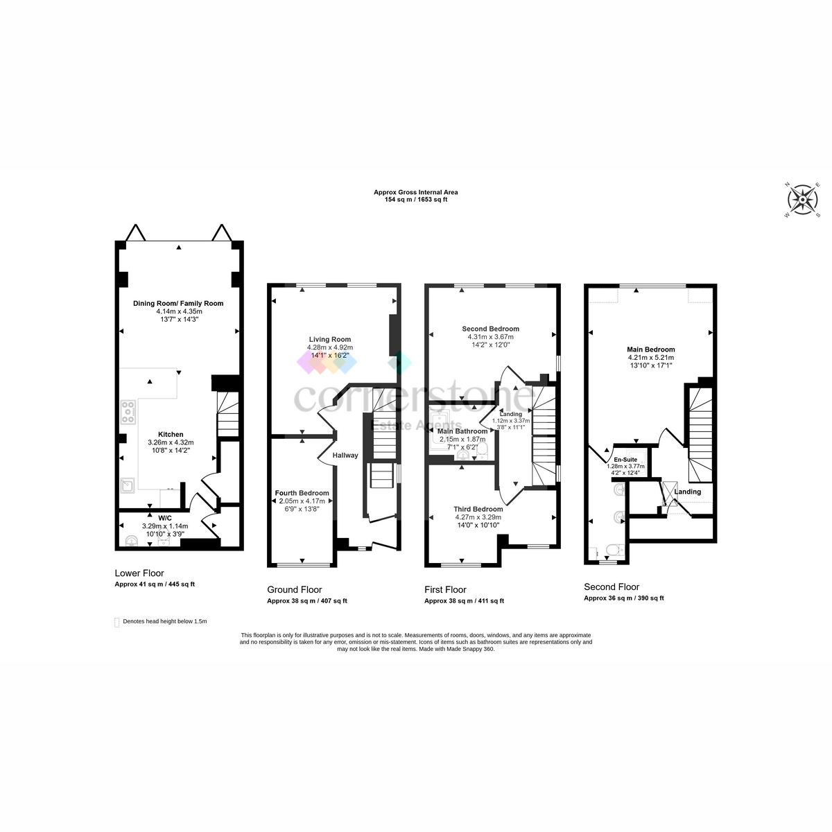 34, St. Augustines Avenue, South Croydon floorplan