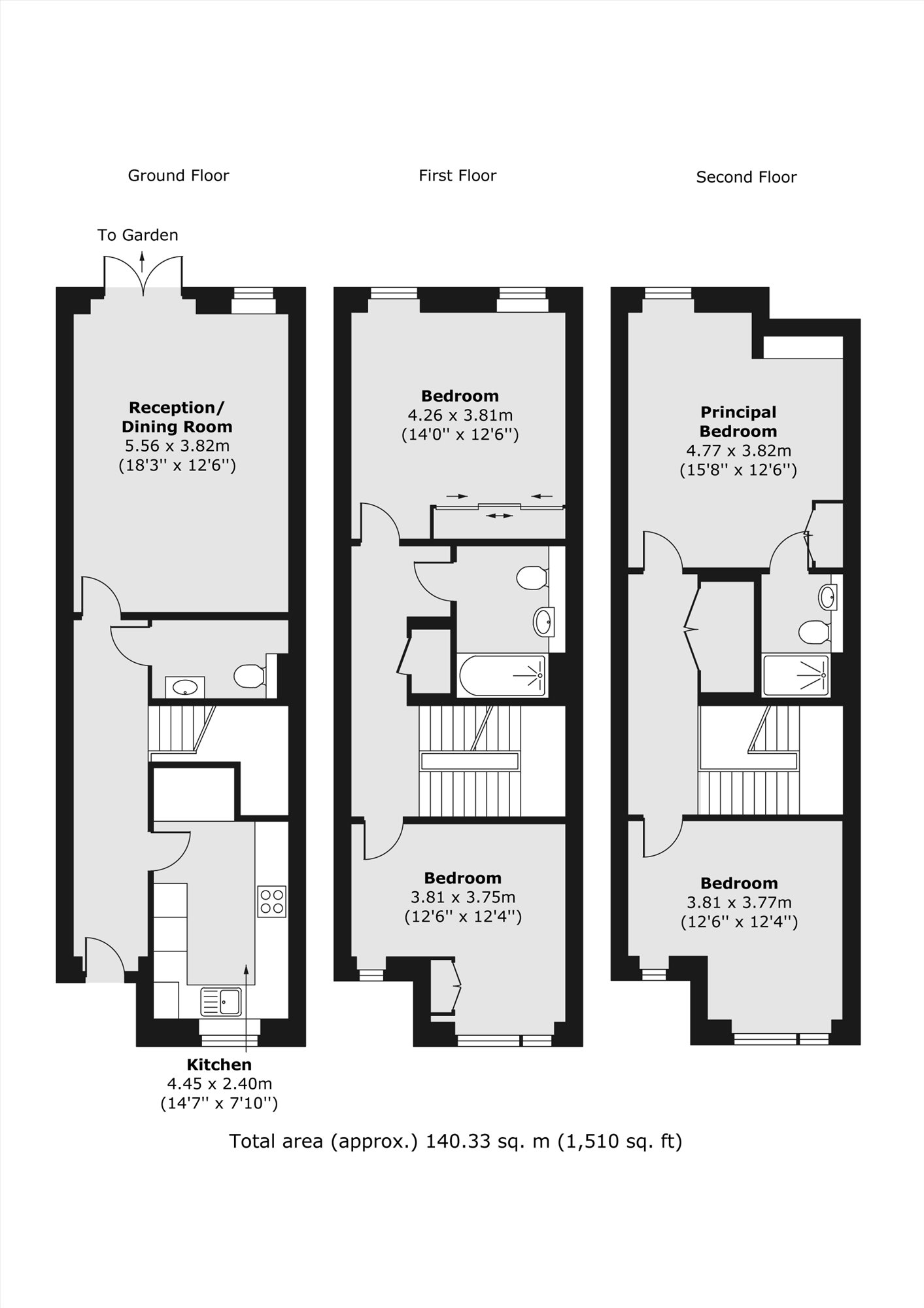 3, Baltic Avenue, Brentford floorplan