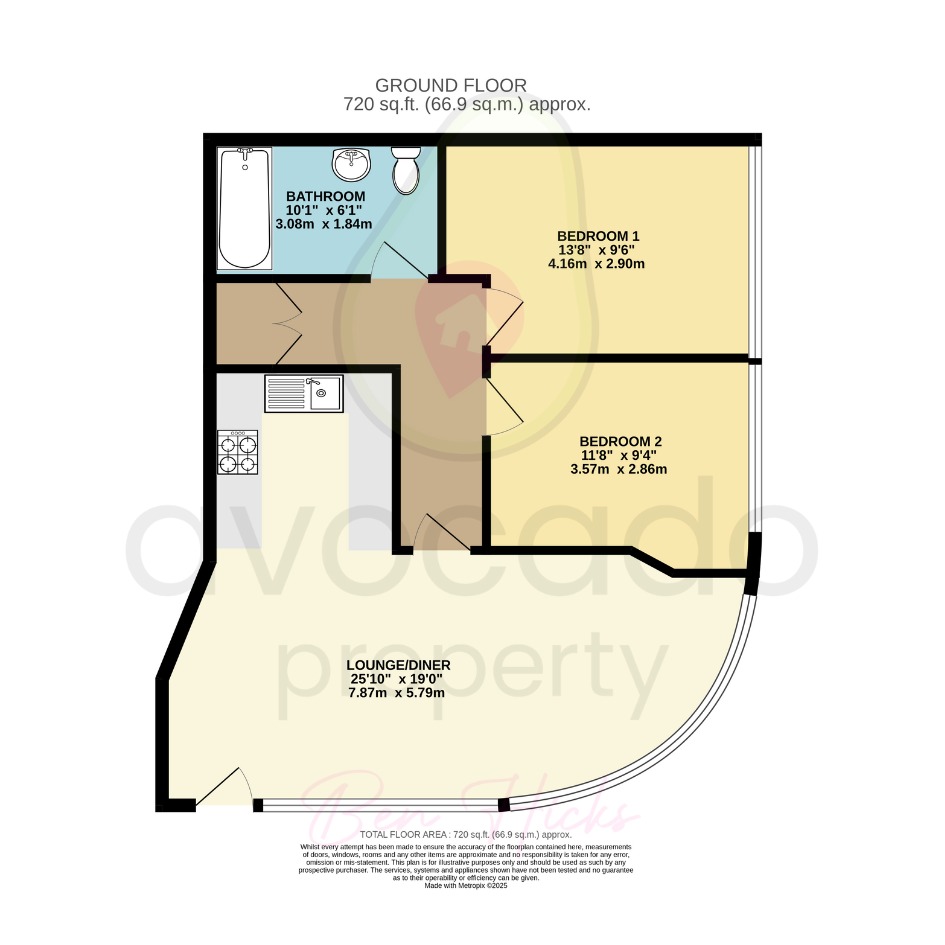 Flat 10, Dauntsey House, Westlea floorplan
