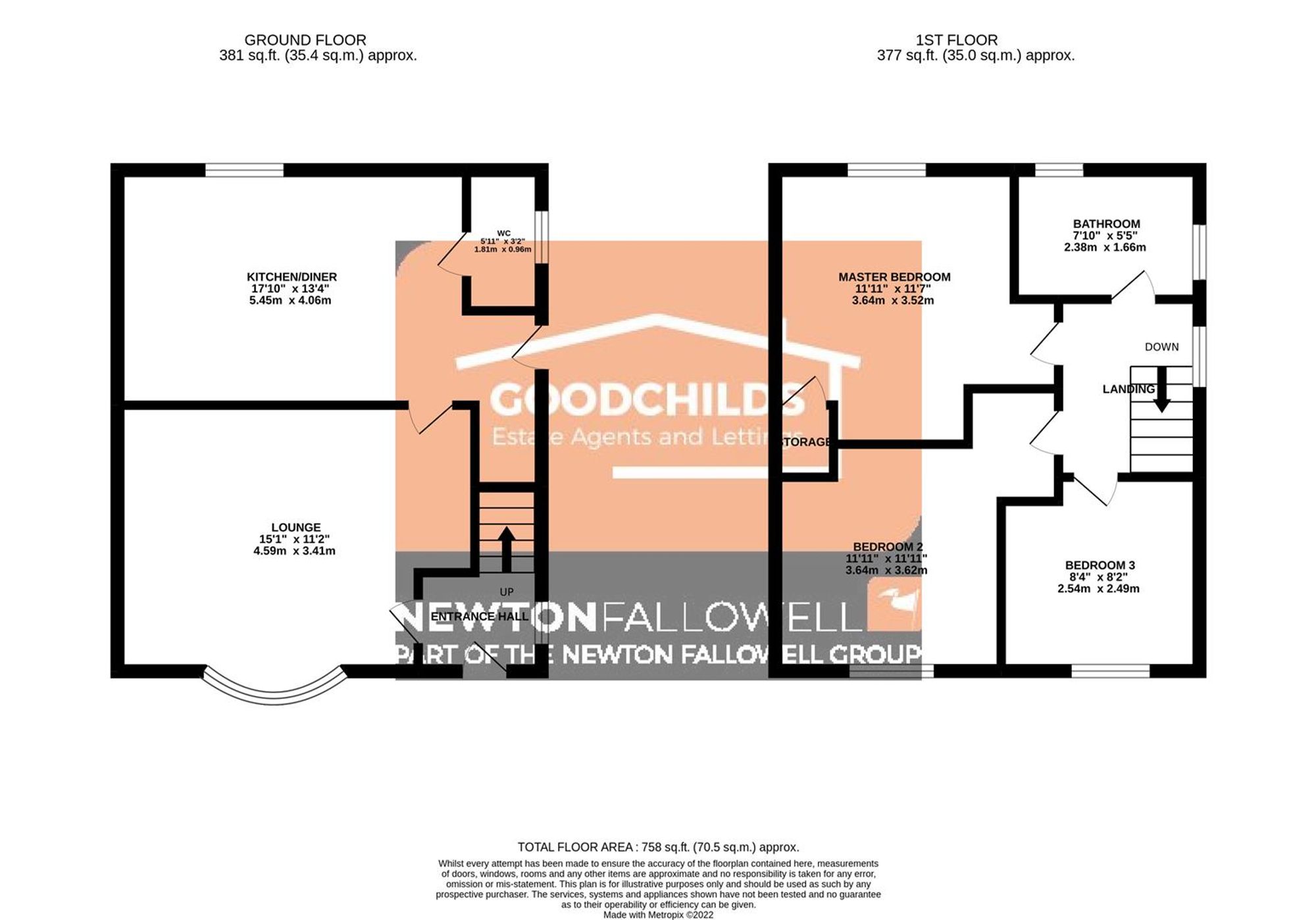59 Dawlish Drive, Stoke-On-Trent floorplan