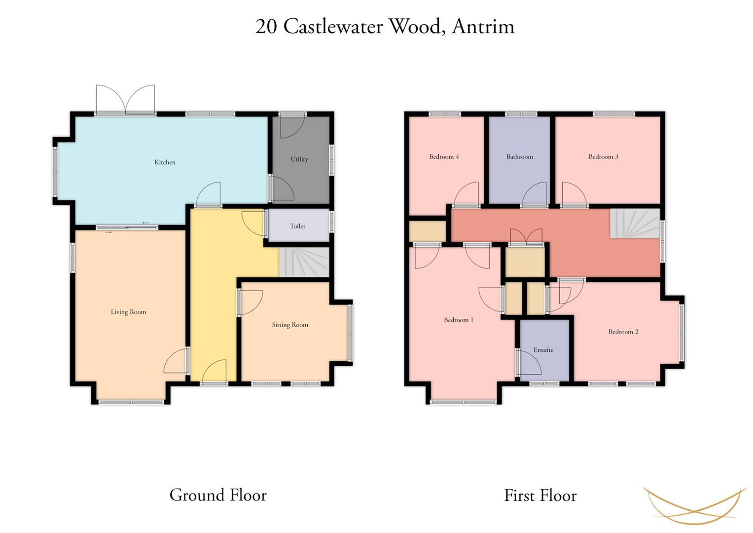 20, Castlewater Wood, Antrim floorplan