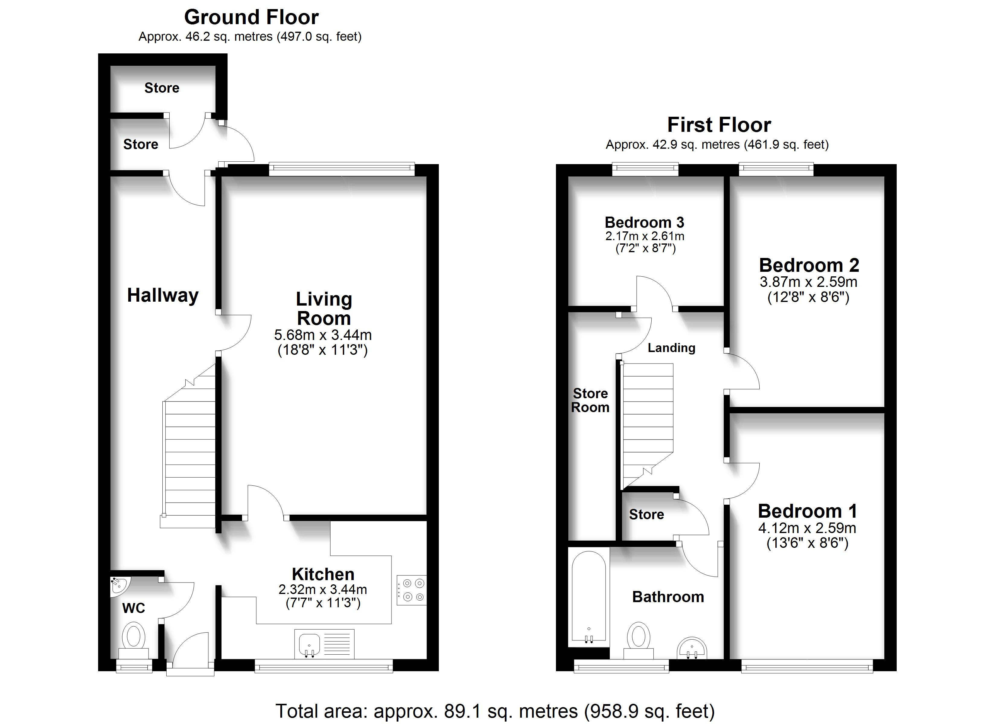 Free property report 21 Seymour Road, Broadfield, Crawley, RH11 9ET