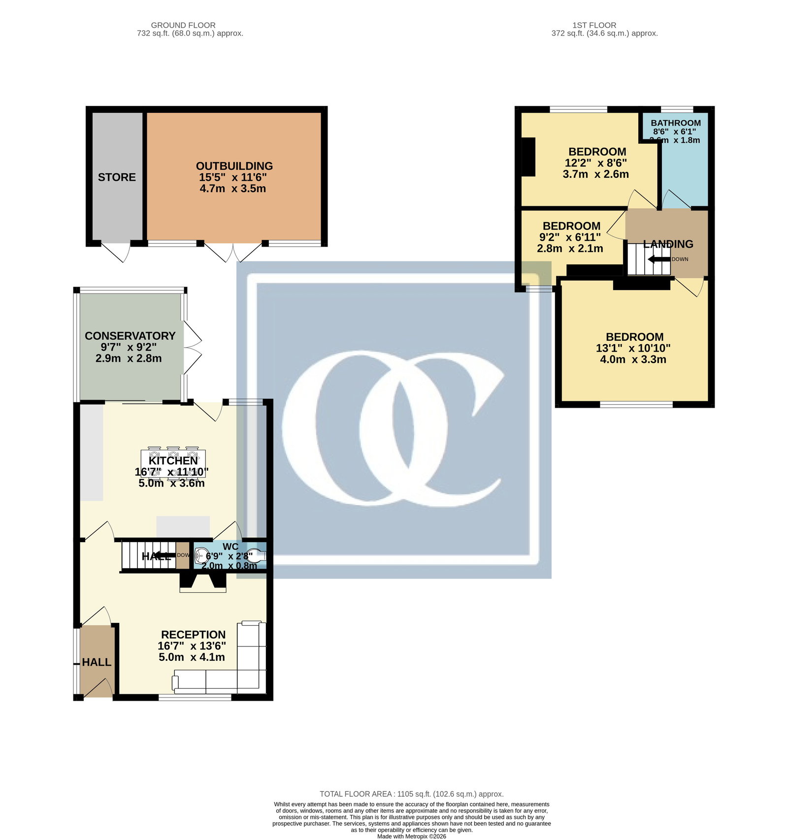 26, Dark Lane, Bedworth floorplan