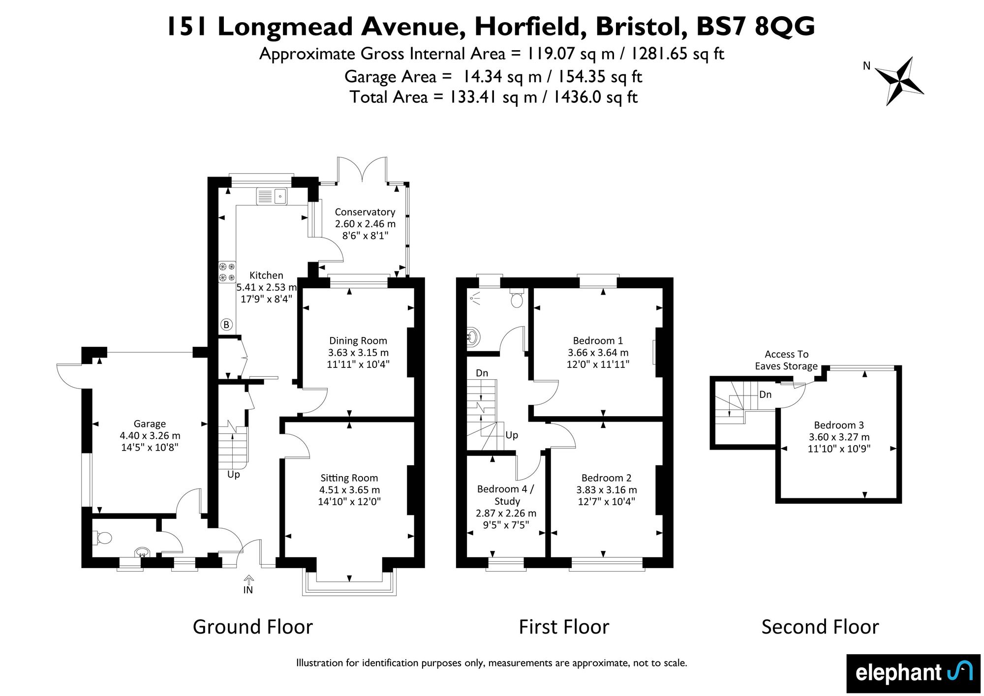 151 Longmead Avenue, Bristol floorplan