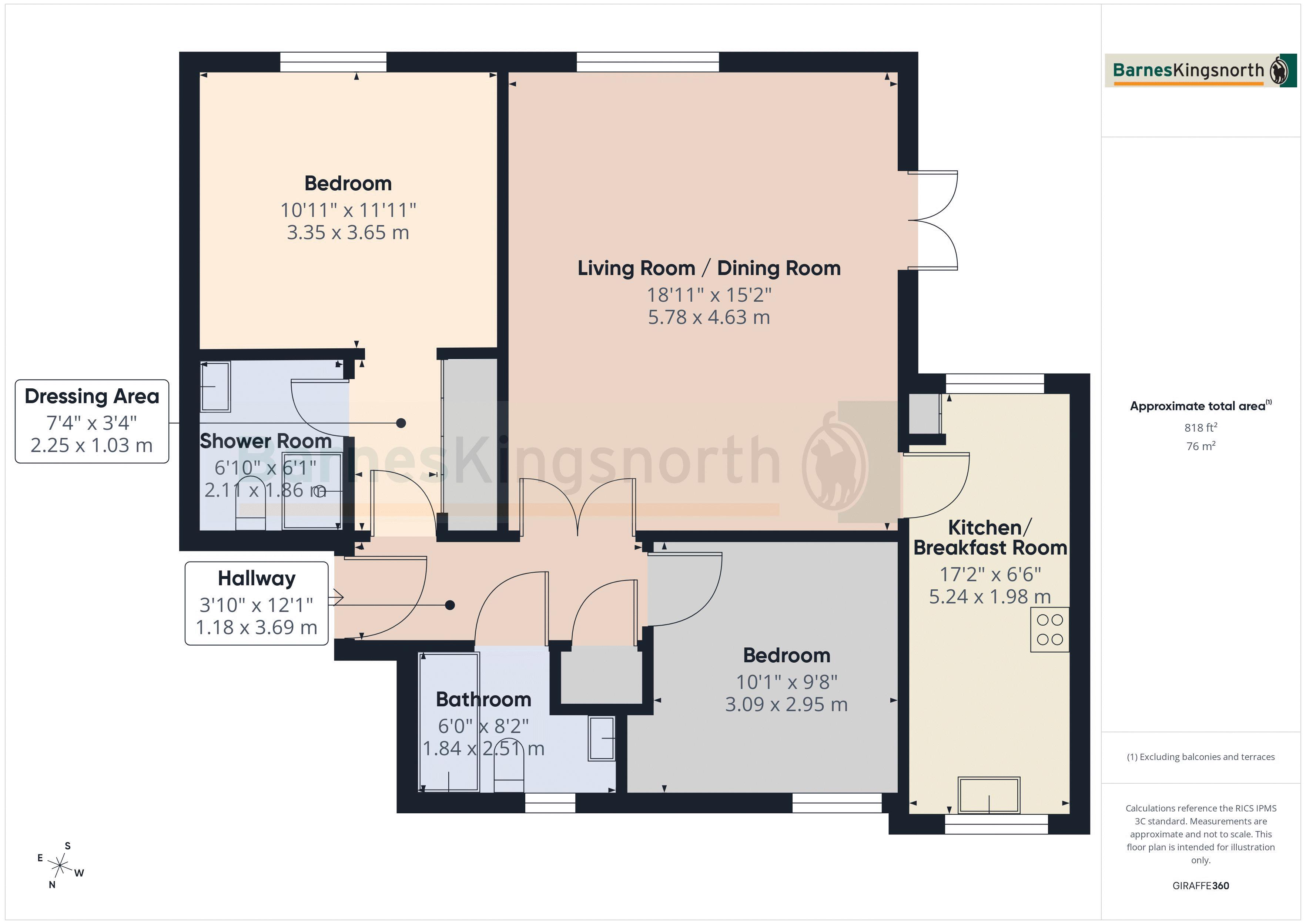 6 The Lyons, East Street, Tonbridge floorplan