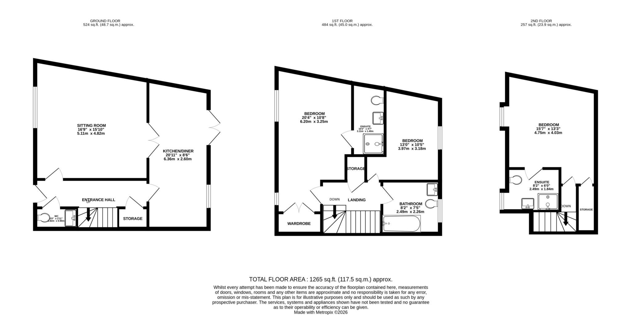 20, Charles Marler Way, Norwich floorplan