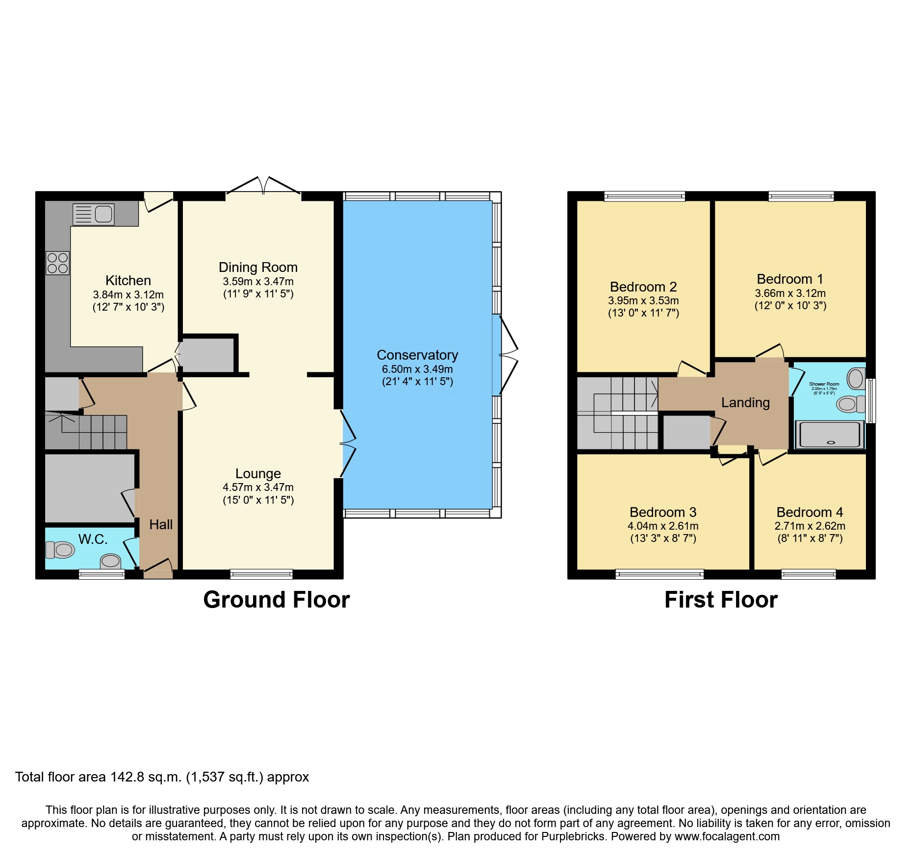 95, Custley Hey, Liverpool floorplan