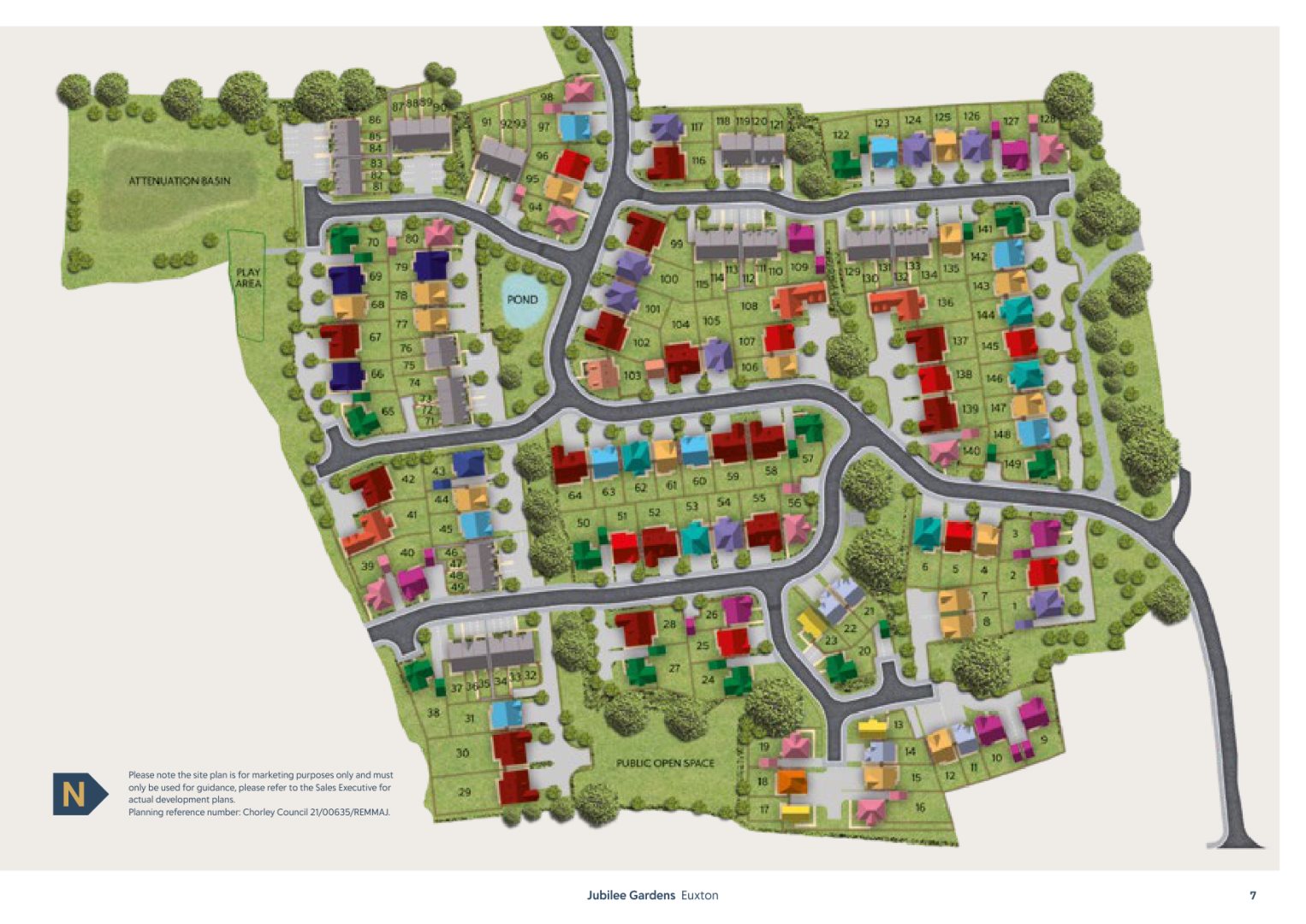 Plot 65, Jubilee Gardens, Euxton, Chorley floorplan