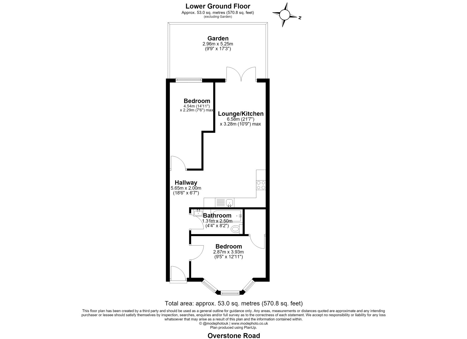 Overstone Road, London floorplan