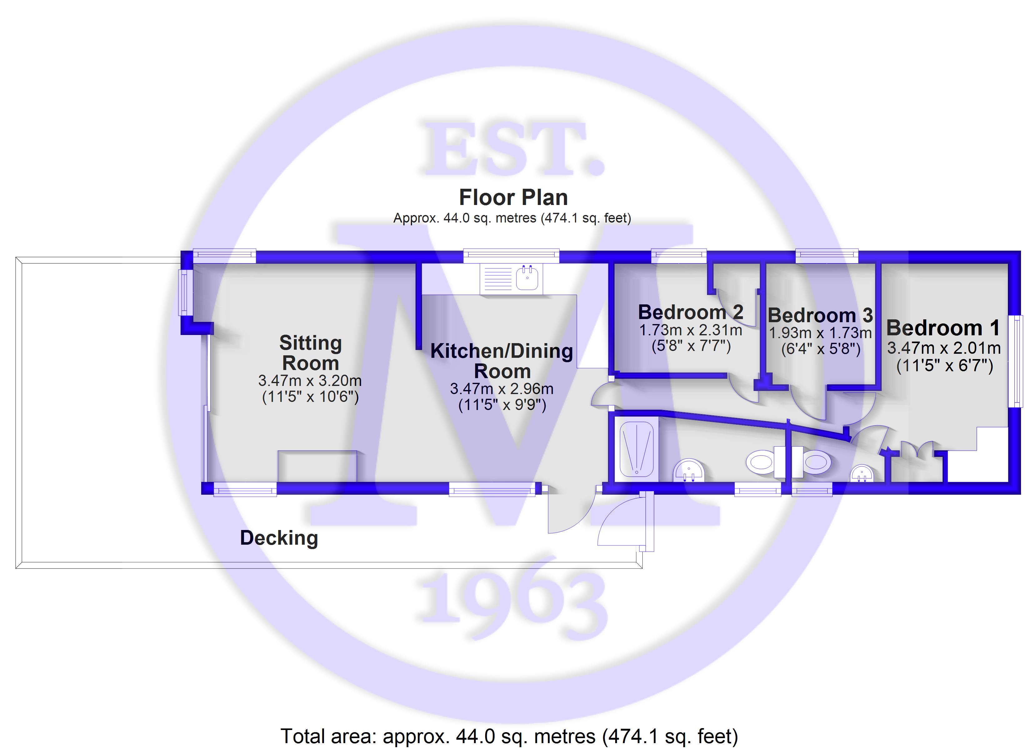 156, Sycamore, New Milton floorplan