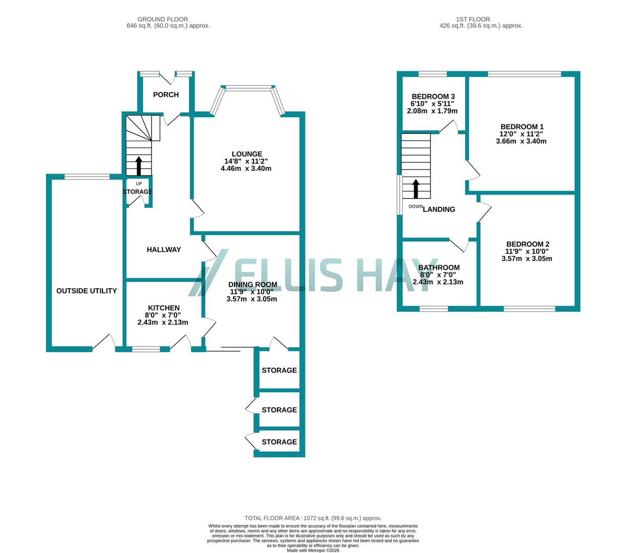 398, Scalby Road, Scarborough floorplan